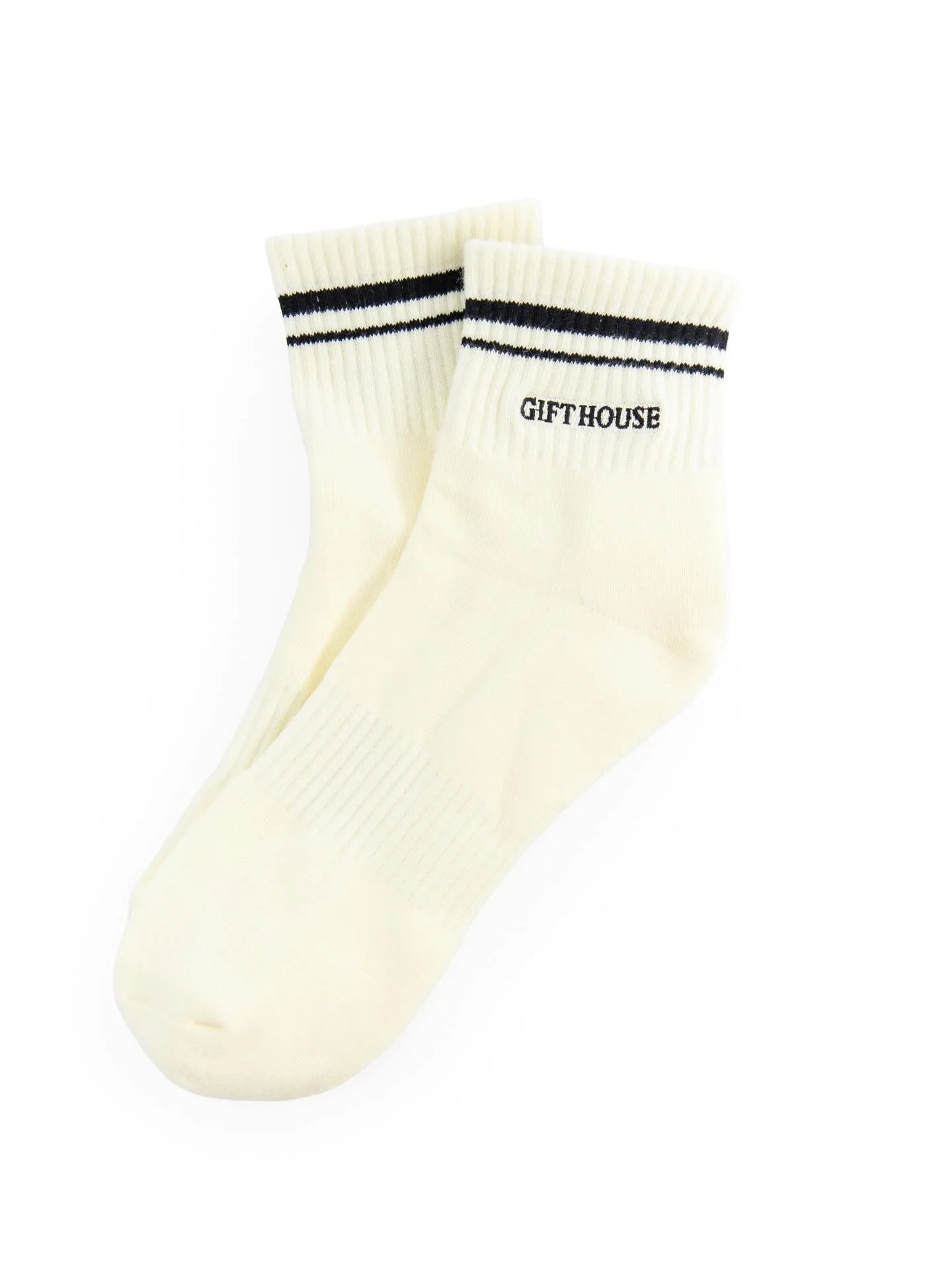 Our new favorite socks! (and yes, we&rsquo;re biased)

These knit athletic crew socks are fully customizable 🧦 we went with a simple stripe &amp; embroidered logo to achieve a fresh &amp; clean look!

📸: @jessica_amerson