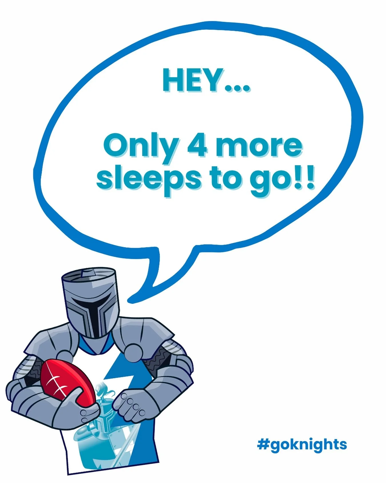 The transfer window is looming&hellip;.

Only 4️⃣ more sleeps to go until the transfer window opens!! 🪟

The players waiting patiently to join the club will be off the transfer list and an official Knighter!! 🛡️

If you want to secure your spot, re