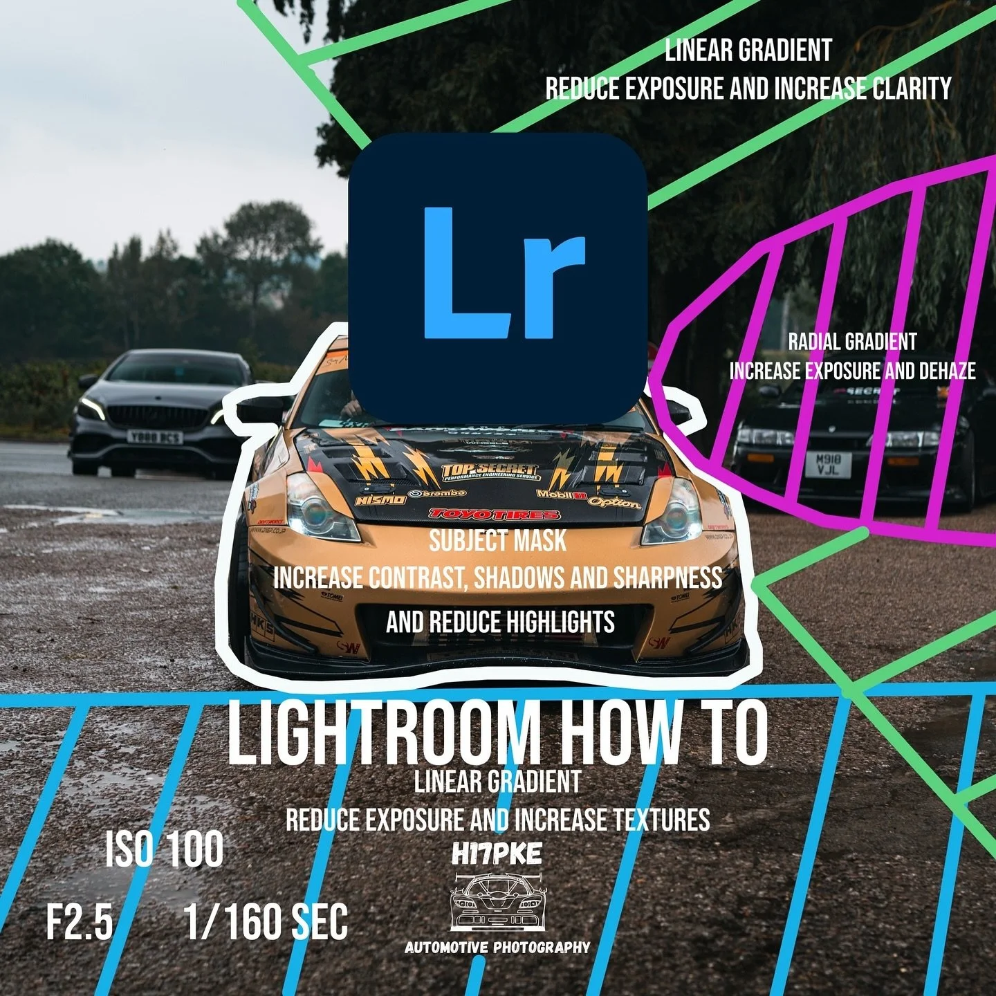 Need help editing?

Let&rsquo;s take the raw image of this stunning 350z owned by @350__liam and get it up to scratch.

If you&rsquo;re new to editing don&rsquo;t worry I&rsquo;ve got you covered. Just replicate these simple steps!

These simple step
