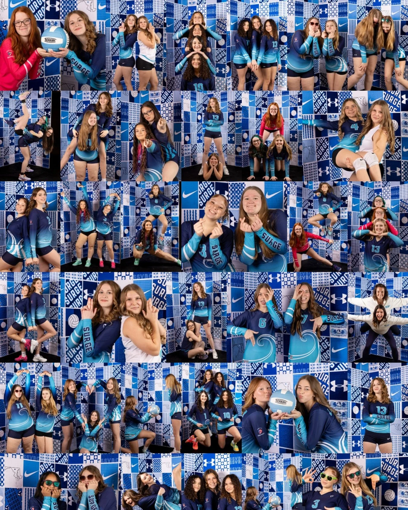 Surge Volleyball showed UP for media day 🏐💙