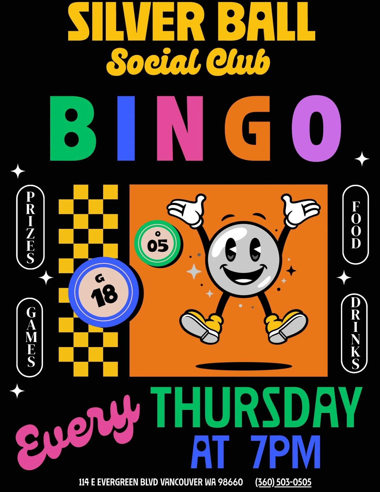 Get ready&mdash;BINGO nights are here! 🎉 Starting this Thursday (and every Thursday after), join us at 7pm for fun, prizes, good food, and creative drinks! ✨