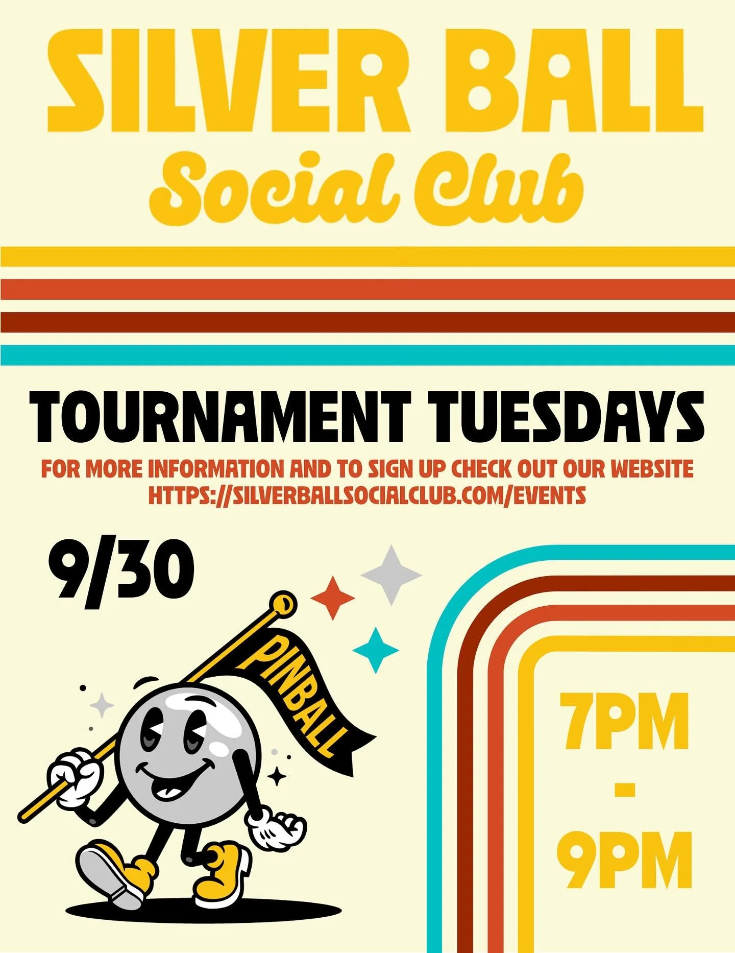 Tomorrow night at 7pm, we&rsquo;re hosting our next pinball tourney! Pinball fans of all skill levels are invited to join the fun&mdash;register ahead or just drop in!

In our Pinny Cup Tournaments, players will register and then be placed into teams