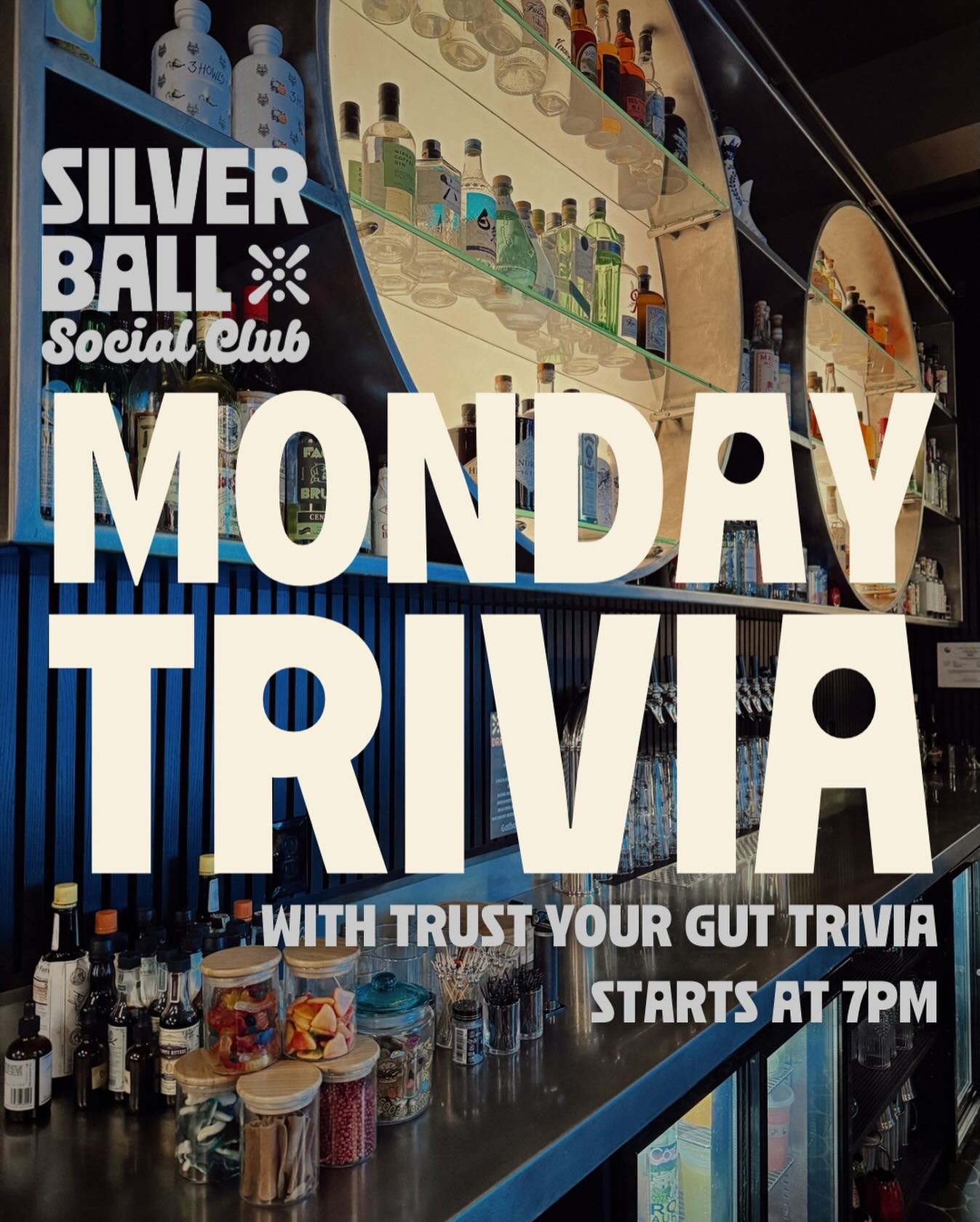 Kick off your week with trivia! Mondays at 7pm 🧠 💡