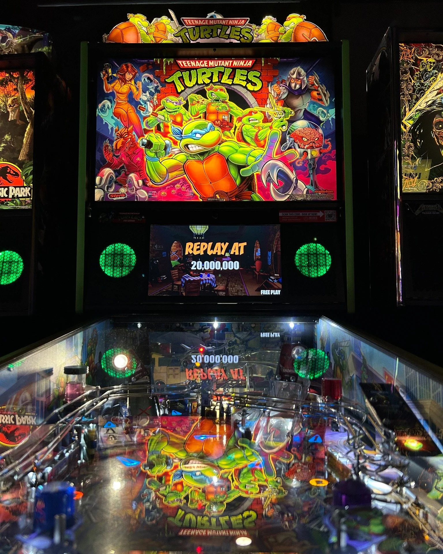 Tomorrow 3/19 is Teenage Mutant Ninja Turtle Day! 

Try and set a high score on our TMNT machine, pig out on some Pizza Nachos, and then stick around for a TMNT themed round of Bingo starting at 7pm