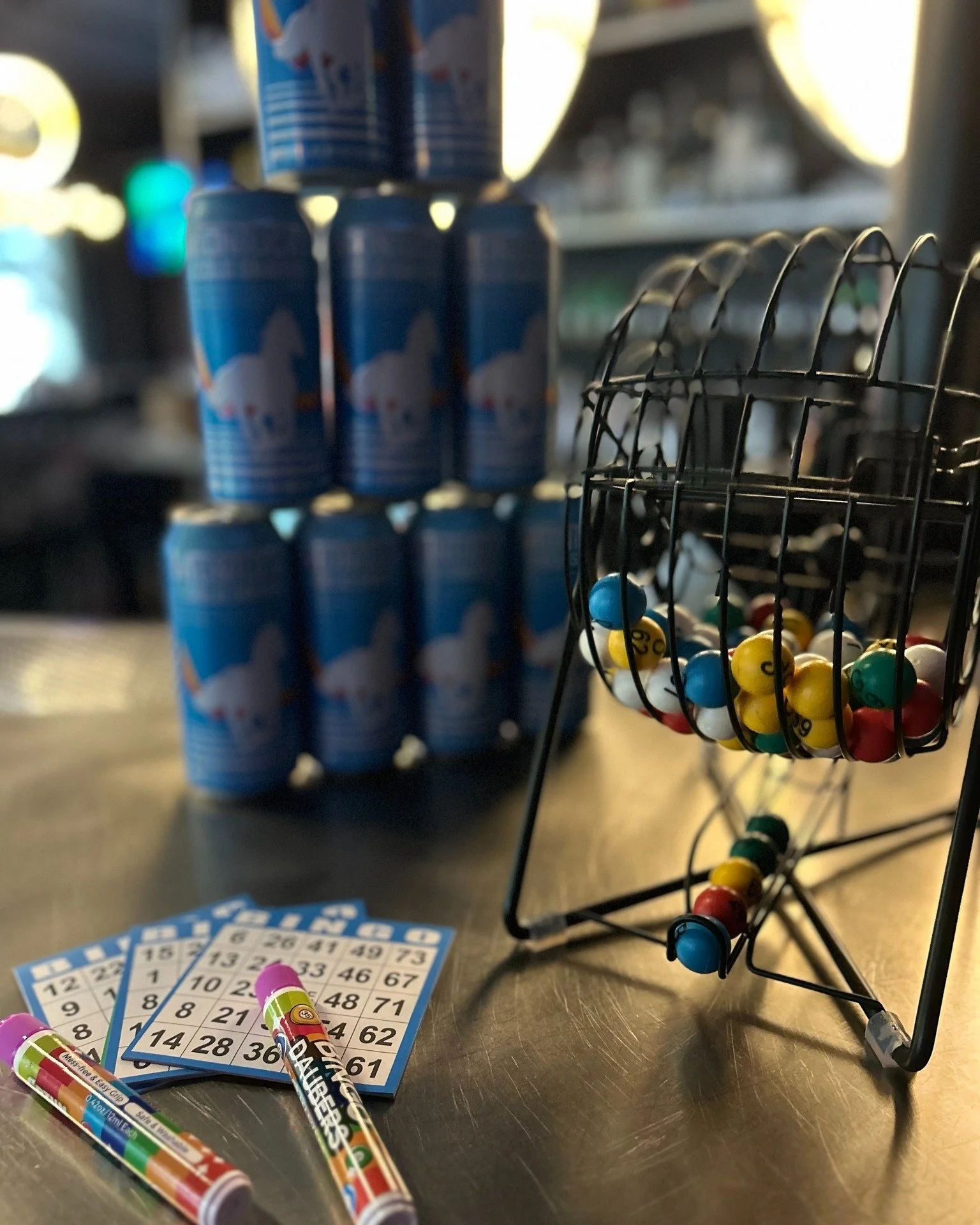 Tonight's the night! Montucky Bingo starts at 7pm

Come sip a Cold Snack and have a ball... like a bingo ball that has the little letter and number on it. It's a pun