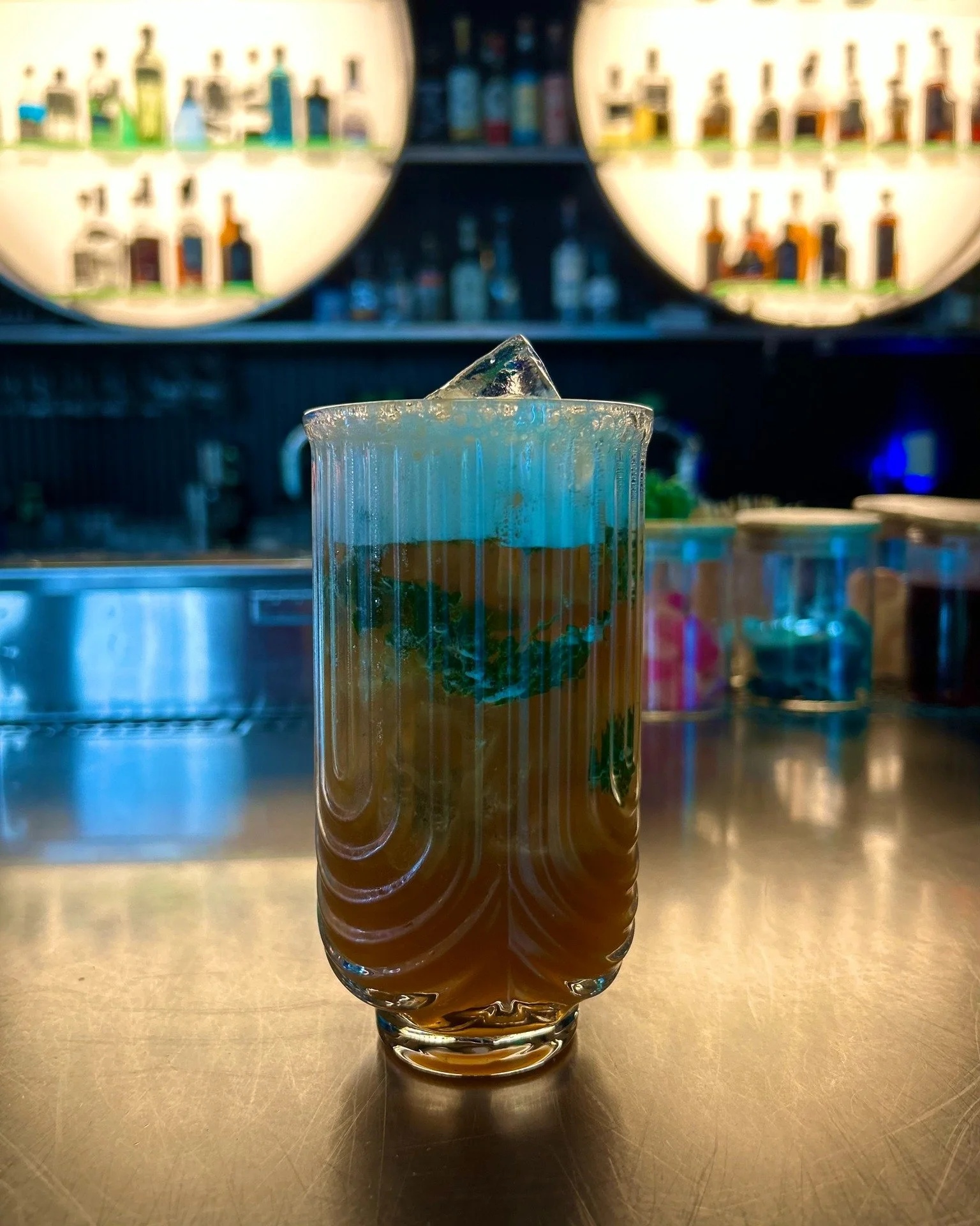 Does this look like dirty water to you?

Good cuz it's supposed to

This is our special Swamp Water cocktail for Shrek Day tomorrow!

It's like an Arnold Palmer, but instead of being a really good golfer he just was a dirty dirty ogre

They'll be ava