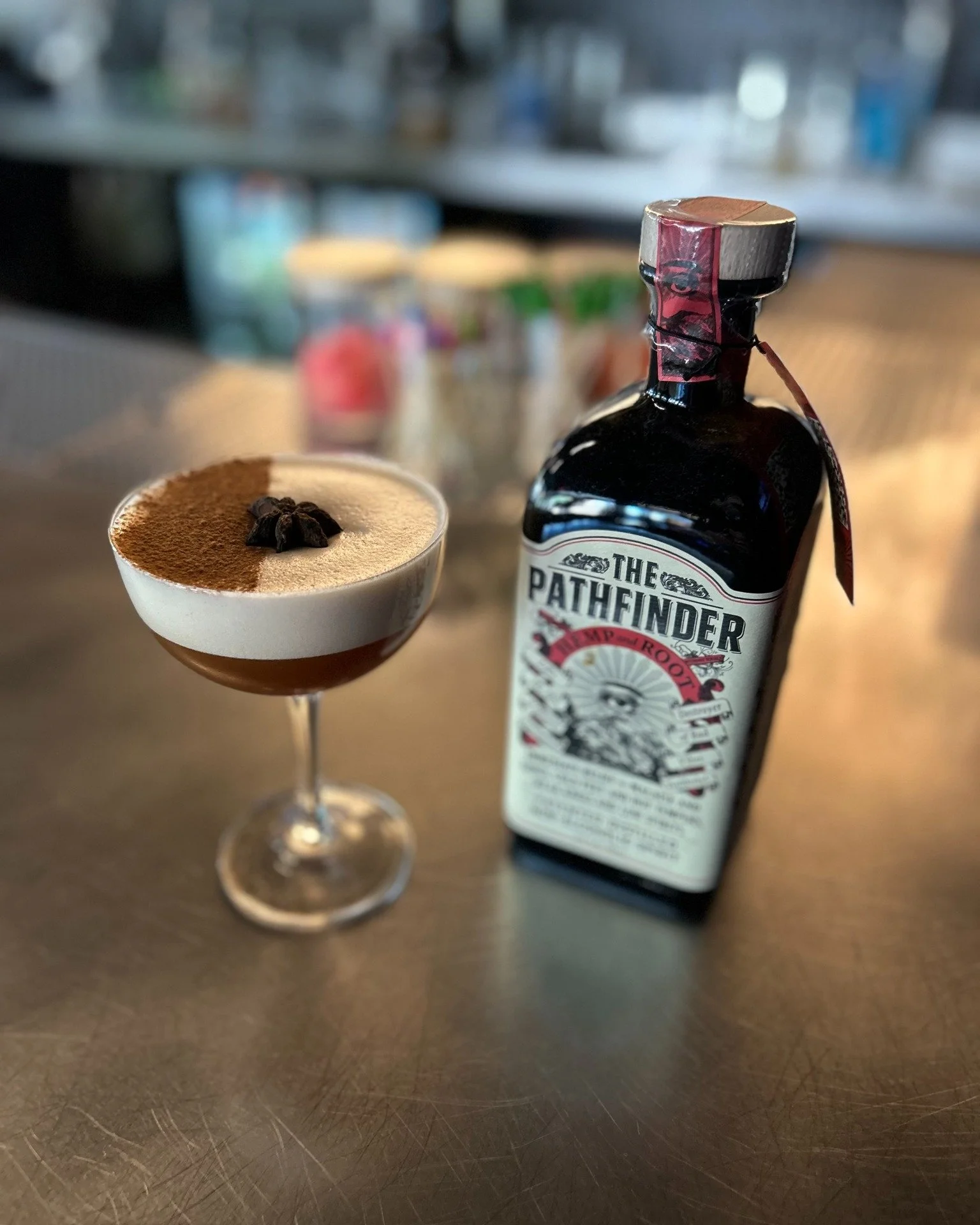 Don't feel like drinking? We've got a whole mess of mocktails so you can have something yummy to sip on.

This one is the Tom Nook. It uses our favorite n/a spirt Pathfinder, which combines with the chai, vanilla, and cinnamon notes of the mocktail p