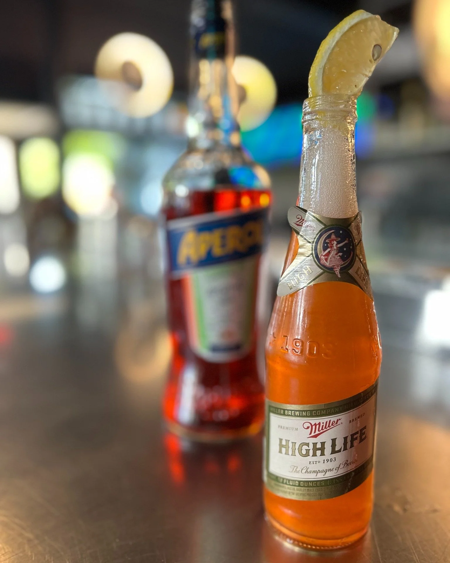 It's Spaghett time!

Today thru Sunday you can pick one of these up for $8

It's Aperol, it's High Life, what's not to love?