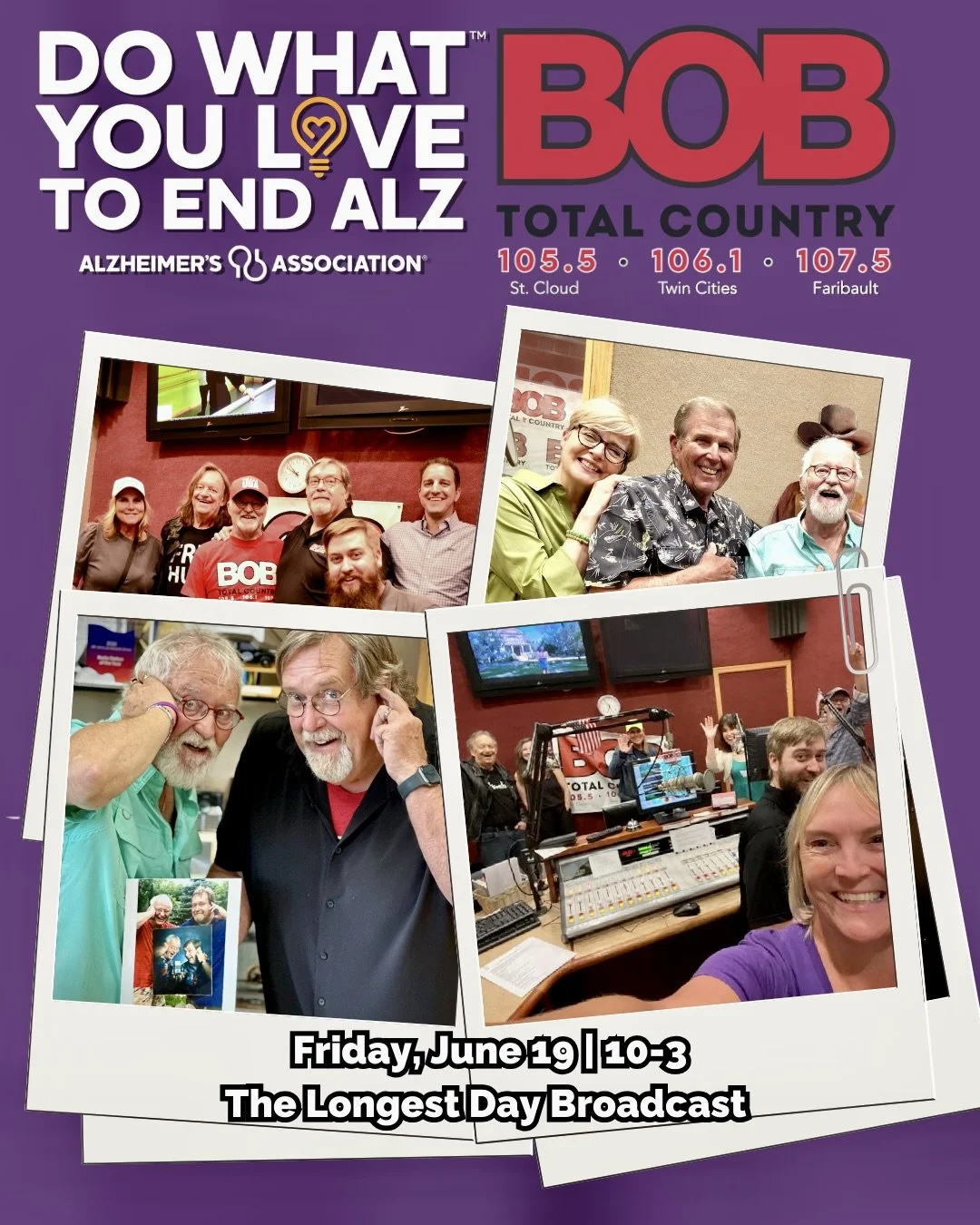 “The Longest Day” Alzheimer's radio broadcast is coming.