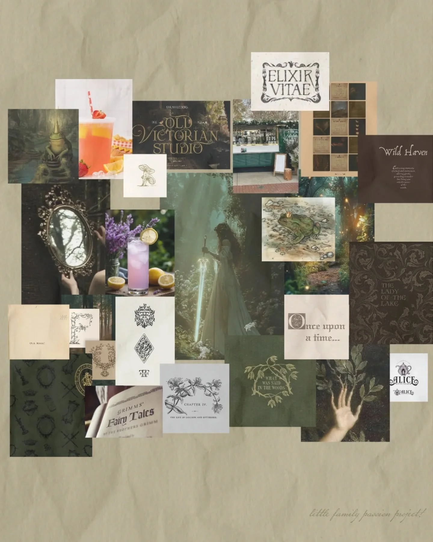 a dreamy vision for a little passion project for this moodboard Monday ✨ &mdash; 
so looking forward to taking the next step to turn it into reality! 🌿🪞

#brandingforcreatives #smallbusinessbranding #branddesign #brandingagency #WhimsicalBranding #