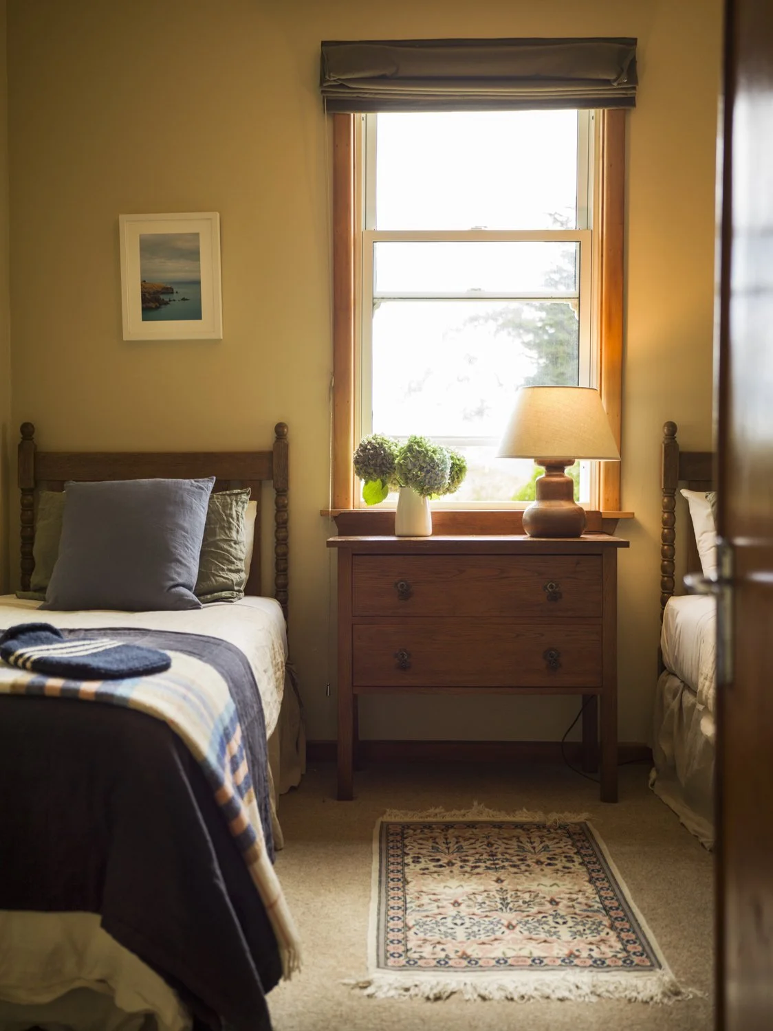 South Island reading retreat busy with books Christchurch New Zealand double room