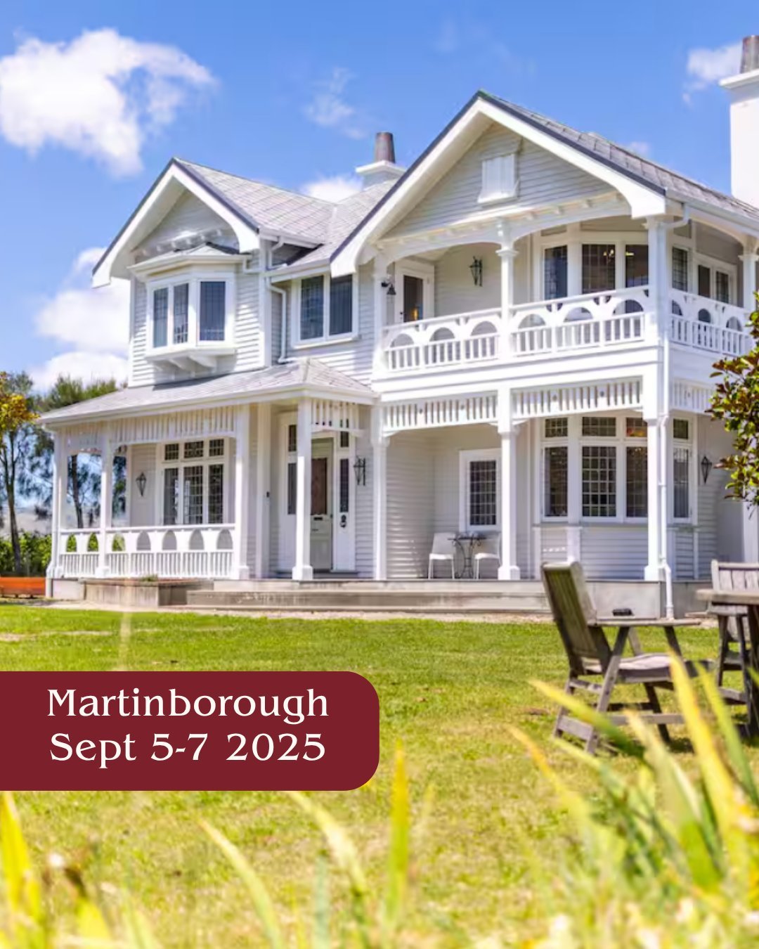 Escape to Martinborough in September 🌸

A whole weekend away with other book nerds who get why you pack five books for a two-night stay.

You&rsquo;ll read, you&rsquo;ll rest, you&rsquo;ll eat (LOTS), and you might cry about a fictional character.

