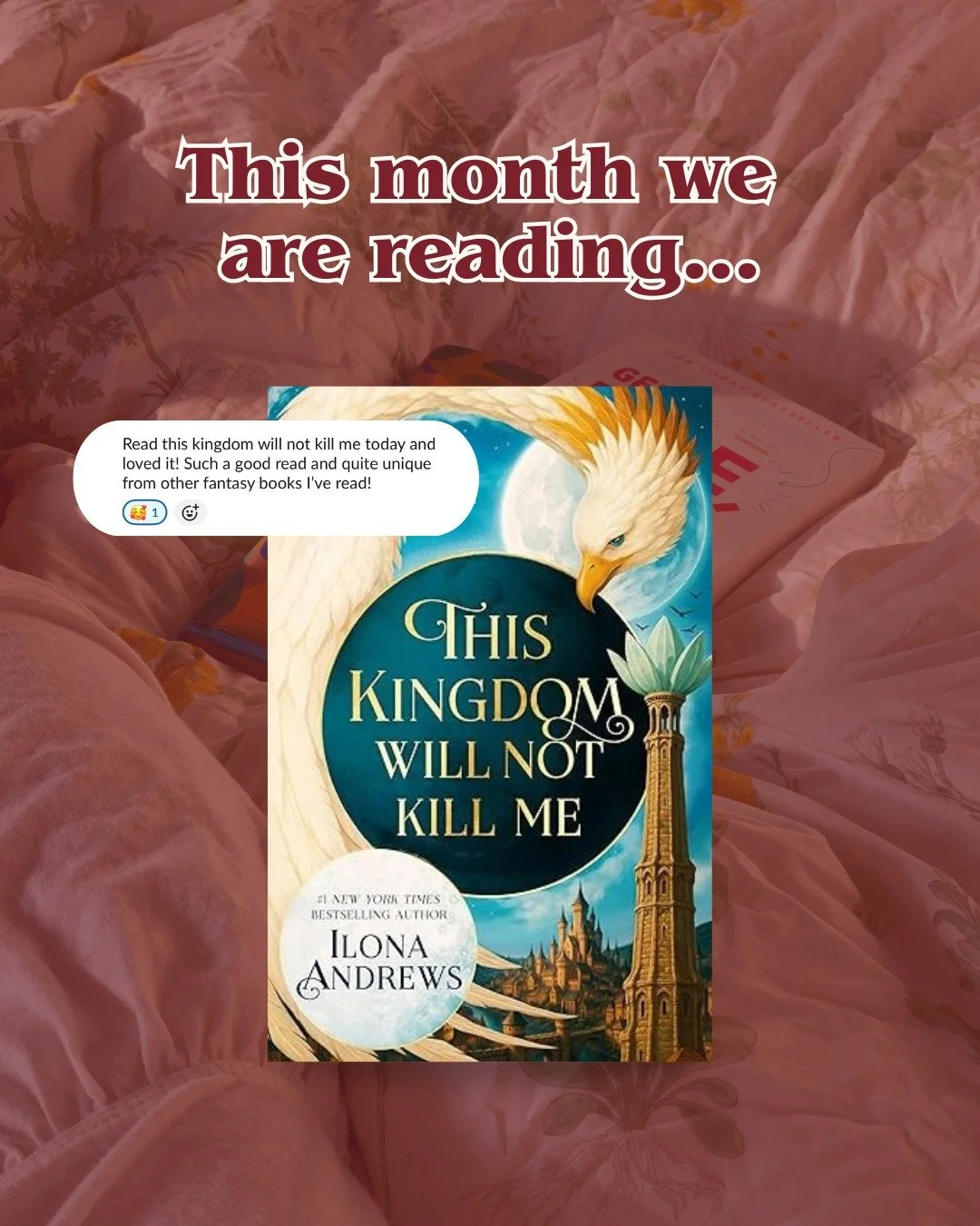 Have you ever wished you could dive into one of your favourite books? 🤯

I know I have. But maybe it's not as great as we imagine&hellip;

In this month's BWB club read "This Kingdom Will Not Kill Me" by @ilona_andrews, Maggie wakes up ins