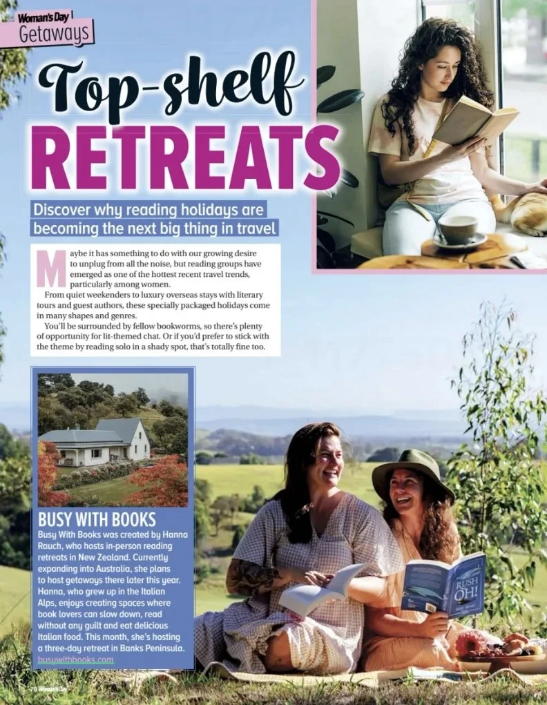 Woman's Day NZ features Busy with Books (Aug 2026)
