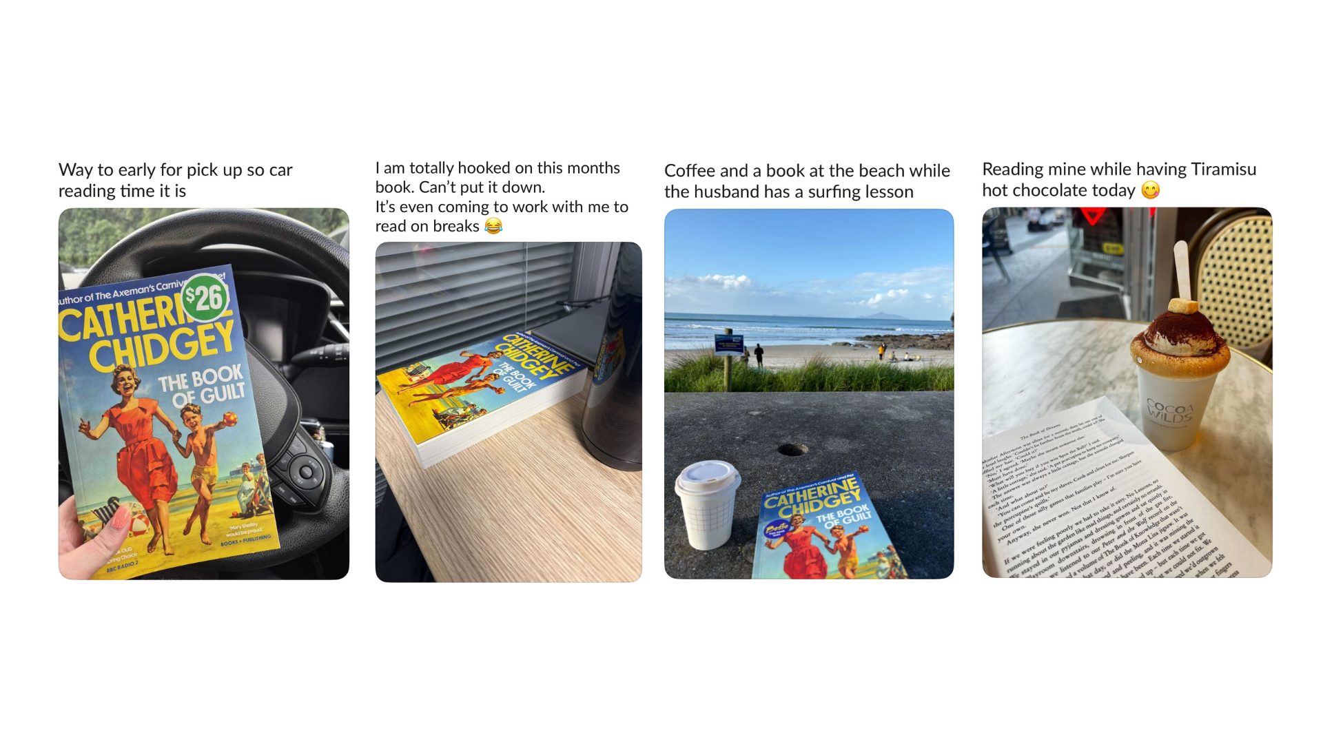 Book club reading together