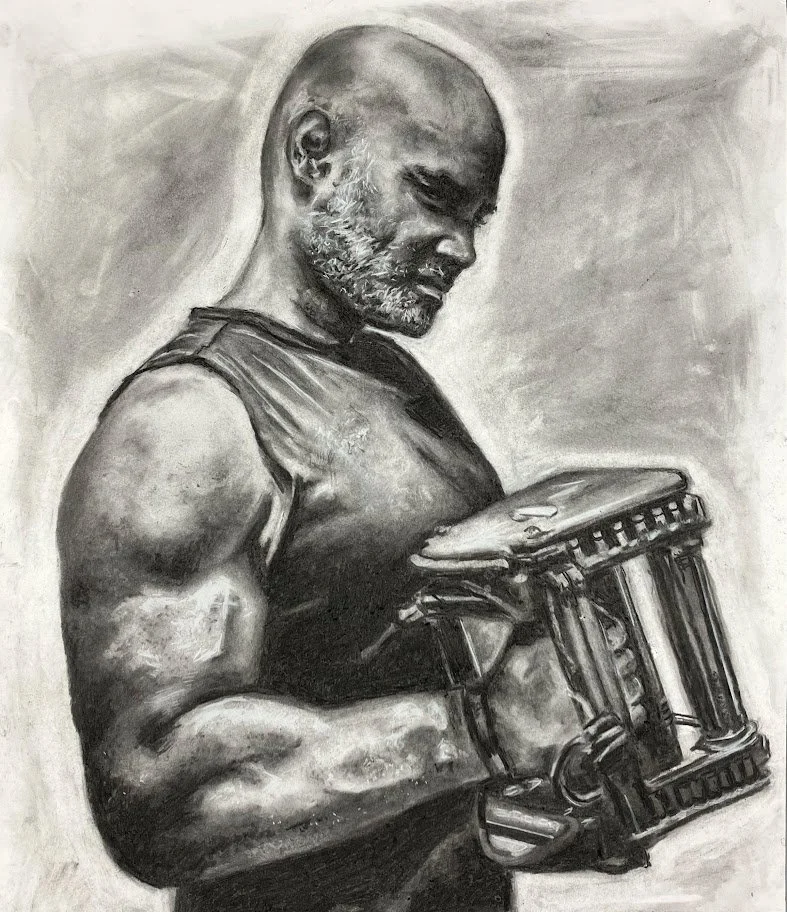 Untitled.
Charcoal on paper. 2024