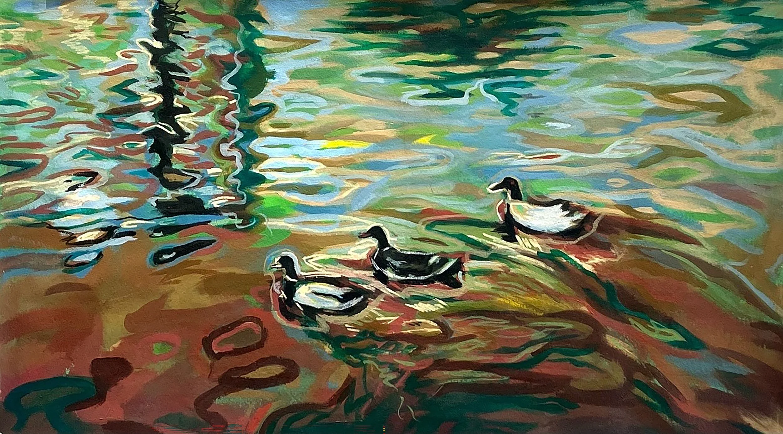 Repose.
acrylic on canvas. 36 x 21 in. 2025