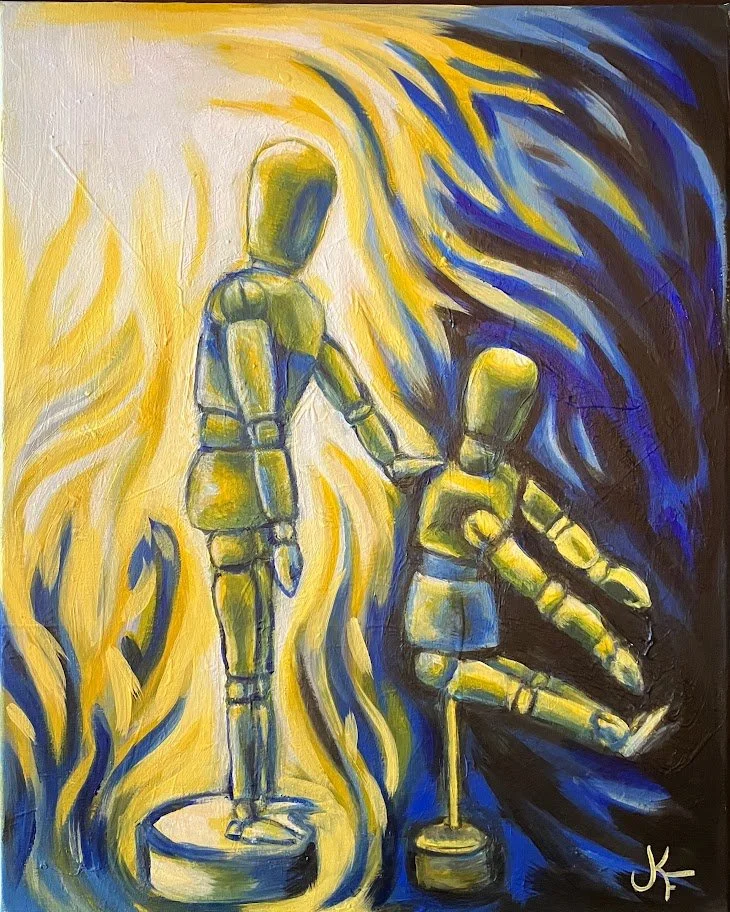 Untitled.
acrylic on canvas. 16 x 20 in. 2023