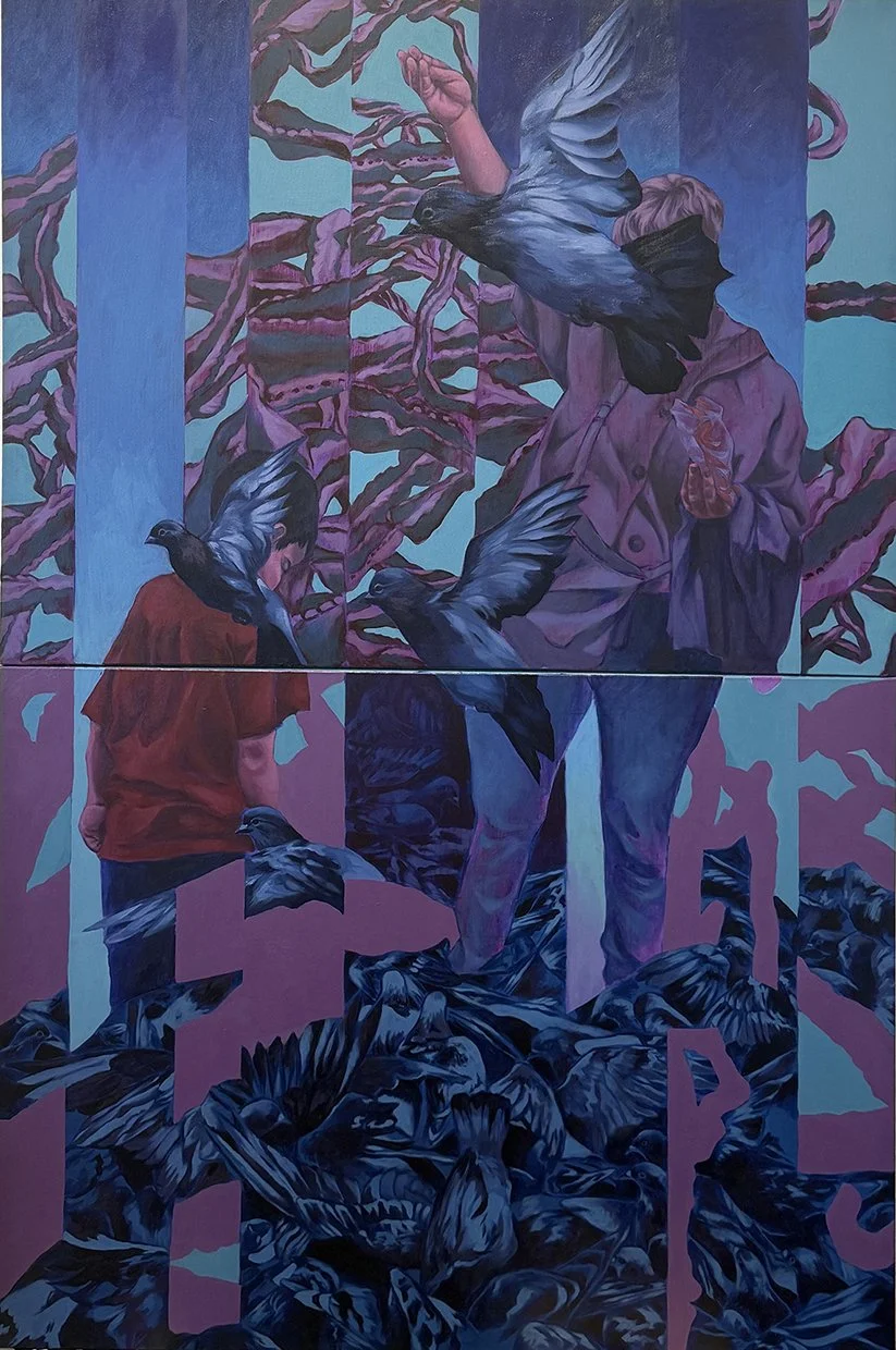Resonance, 2025;
Oil on canvas, 6' x 4'
