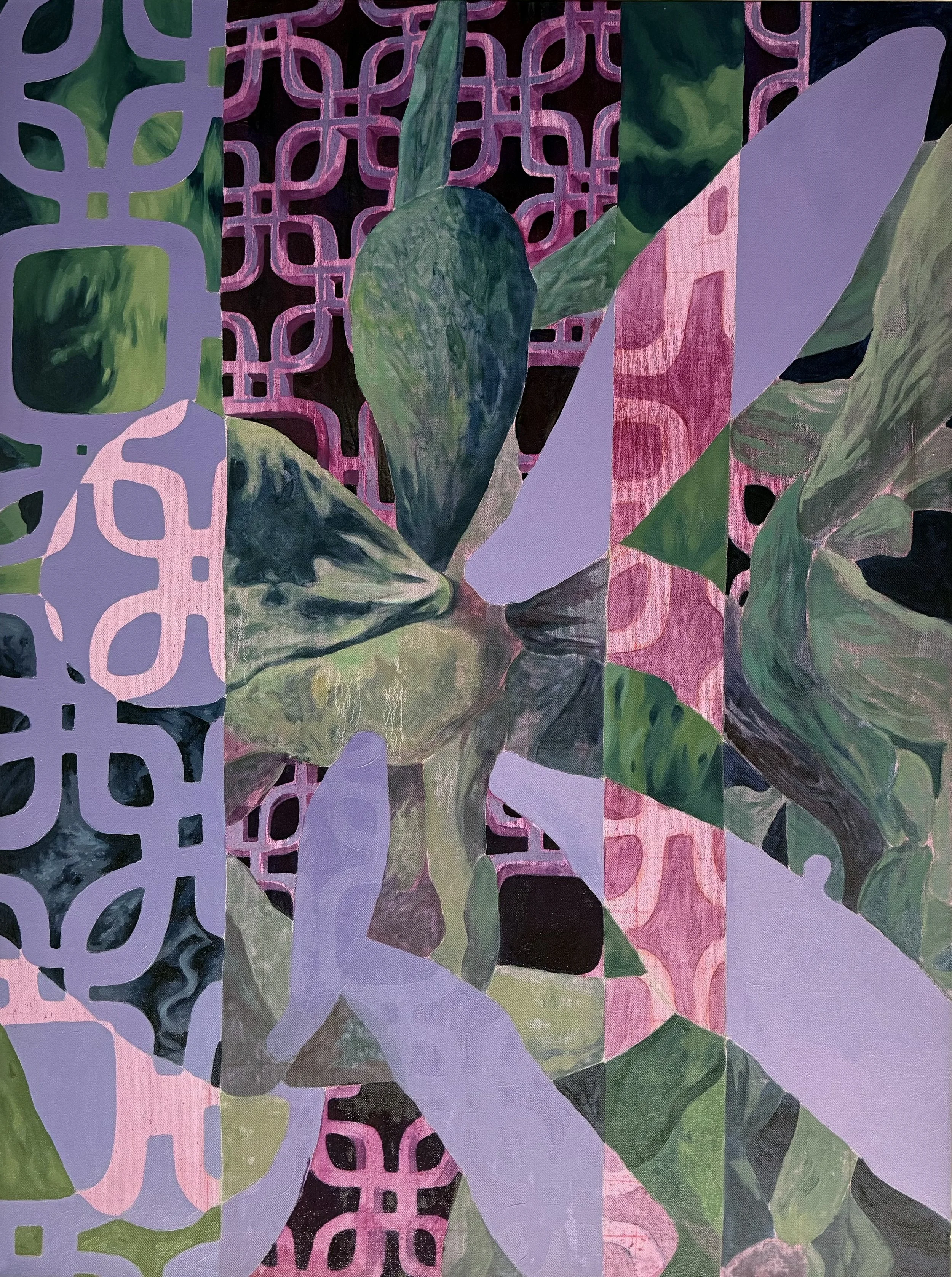 Interlude II, 2026;
Oil on canvas, 4' x 3'