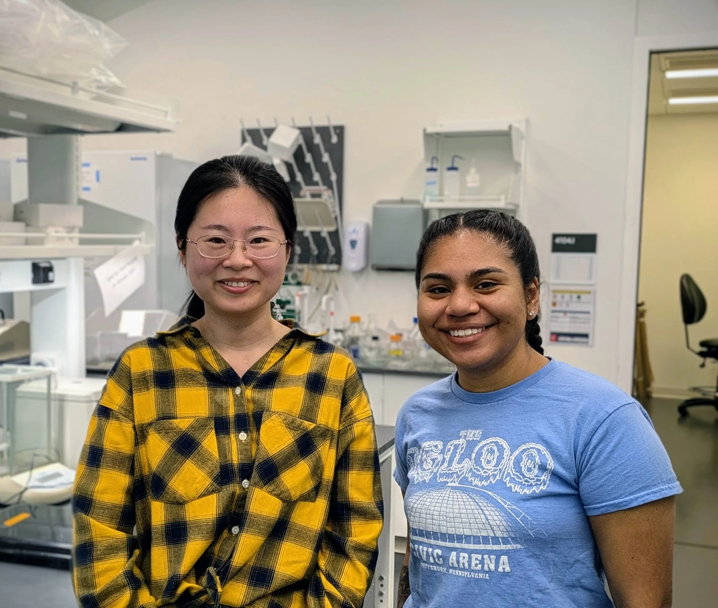 Jiaxuan and LeCaine join the lab