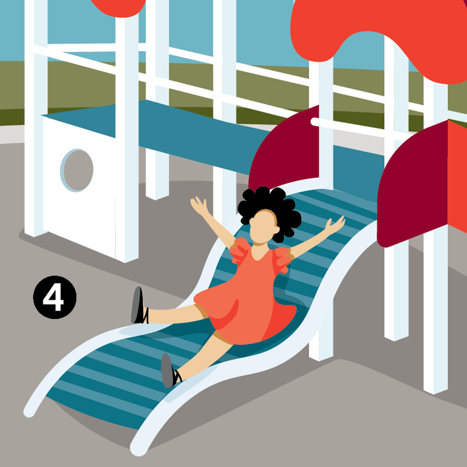 4. Roller Equipment: Some people cannot or do not want to use traditional slides. Roller equipment provides an alternative with benefits for everyone.
