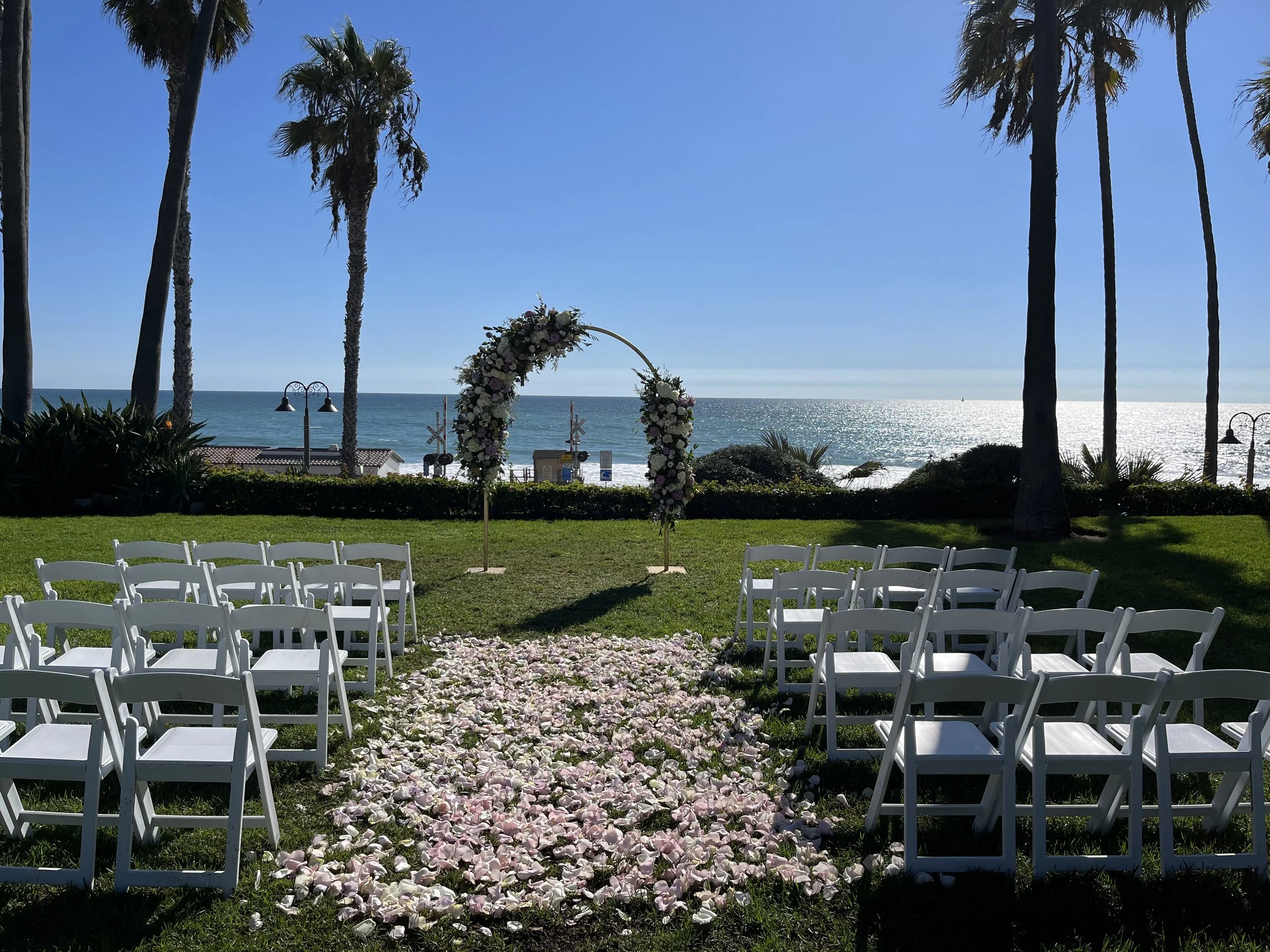 Standard Fee for Ceremonies in Ventura & San Diego Counties.