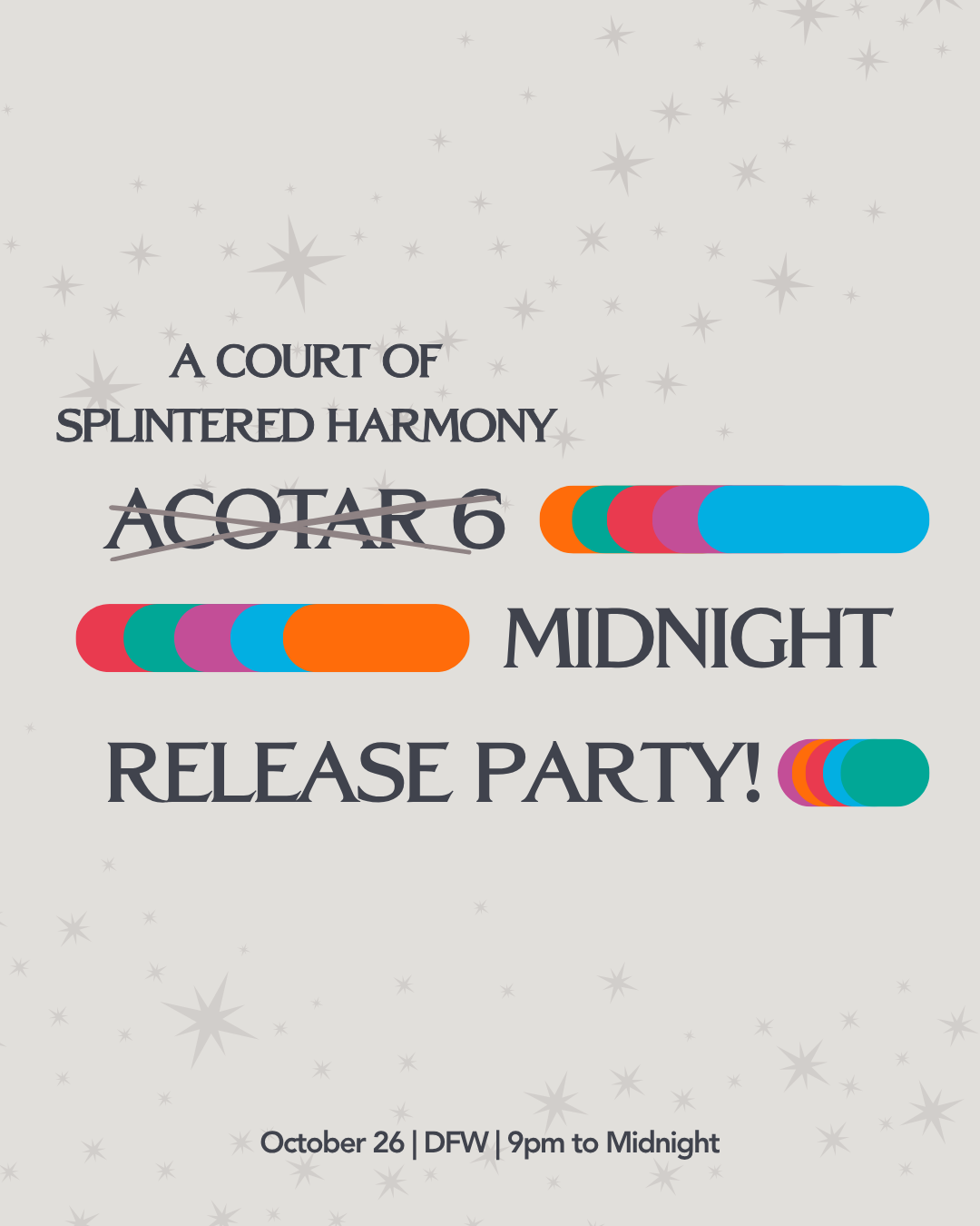 ACOTAR 6 Midnight Release Party
