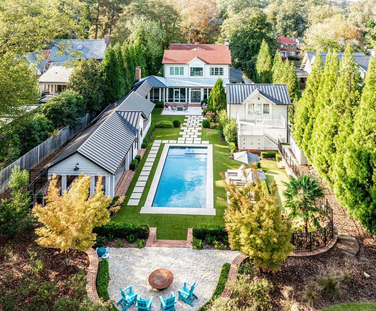QUIETLY LISTED, FABULOUSLY ICONIC.✨ &mdash; 10,000 square feet of incredible charm, renovated to perfection and gracefully sprawled across 1.57 dreamy acres in the heart of Historic Druid Hills. From the front door, you can see all the way to the bac
