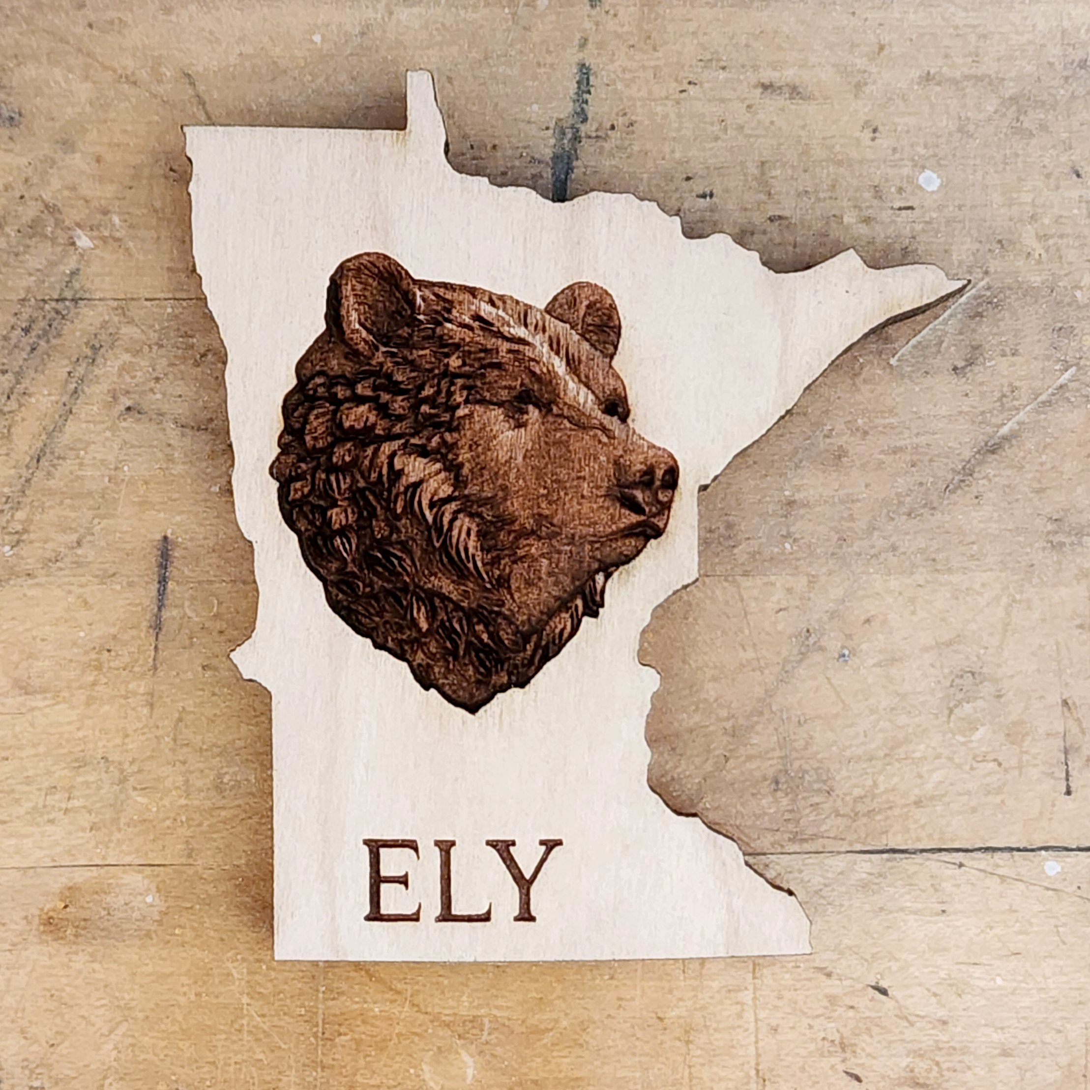 Ely Minnesota Bear Magnet