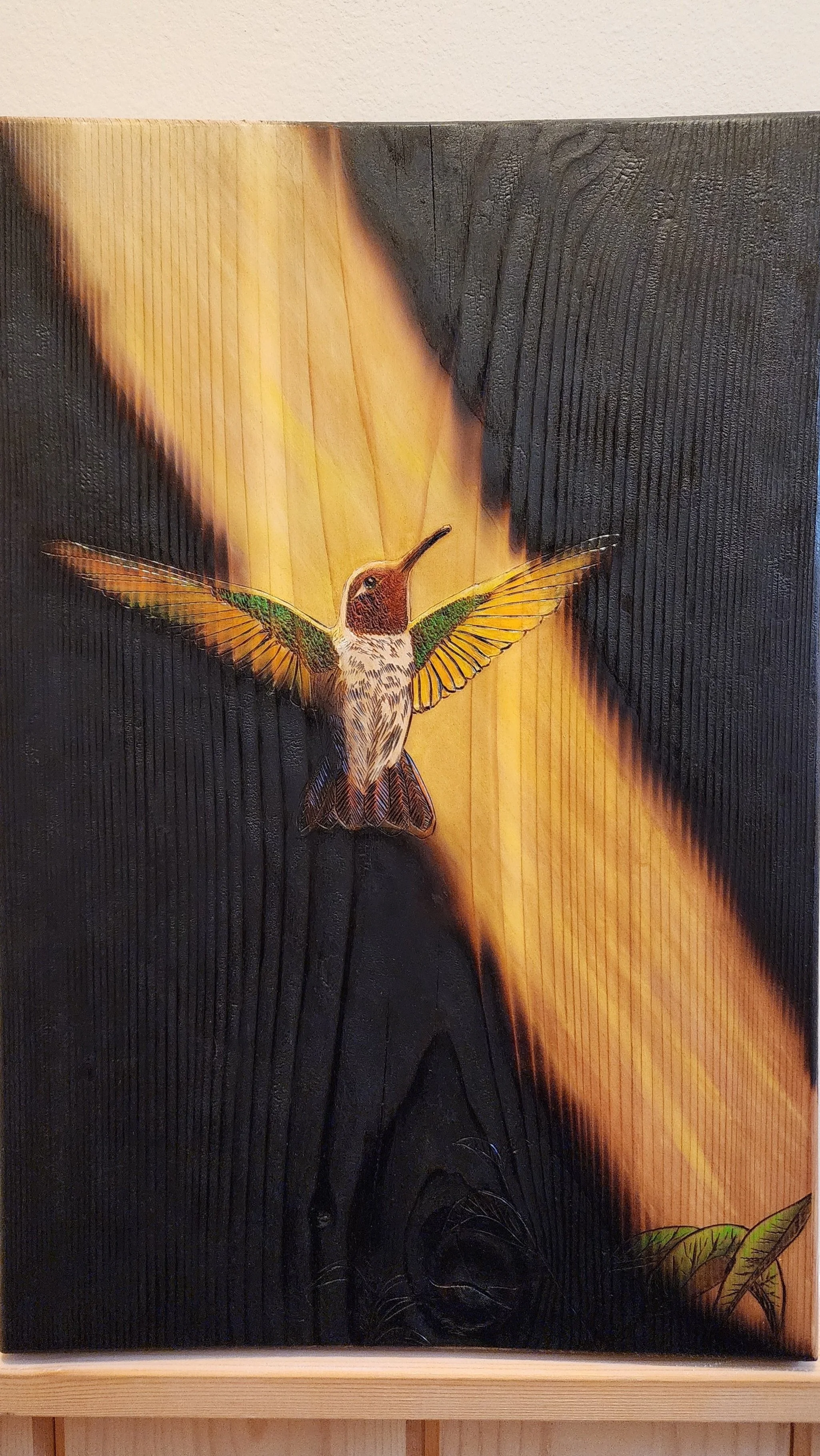 Woodburning & Watercolor
