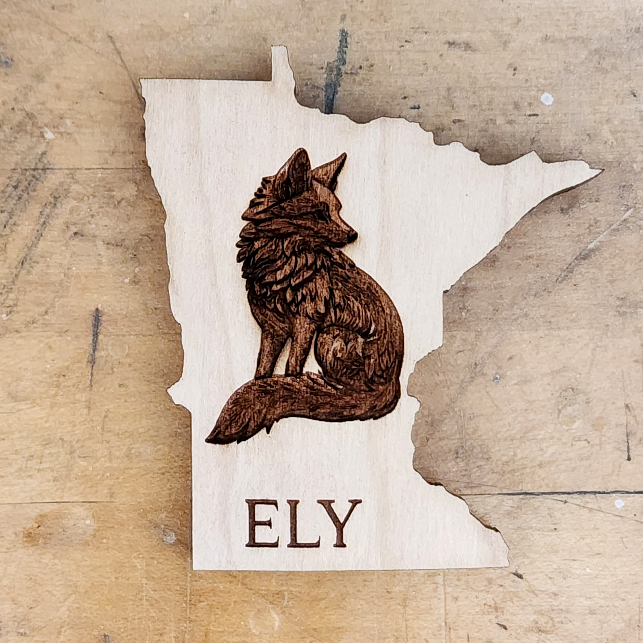Ely Minnesota Fox Magnet