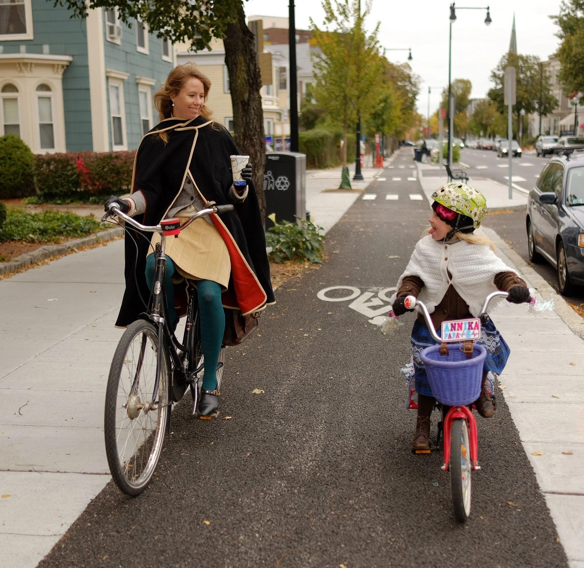 Western Avenue Cycletrack ribbon cutting