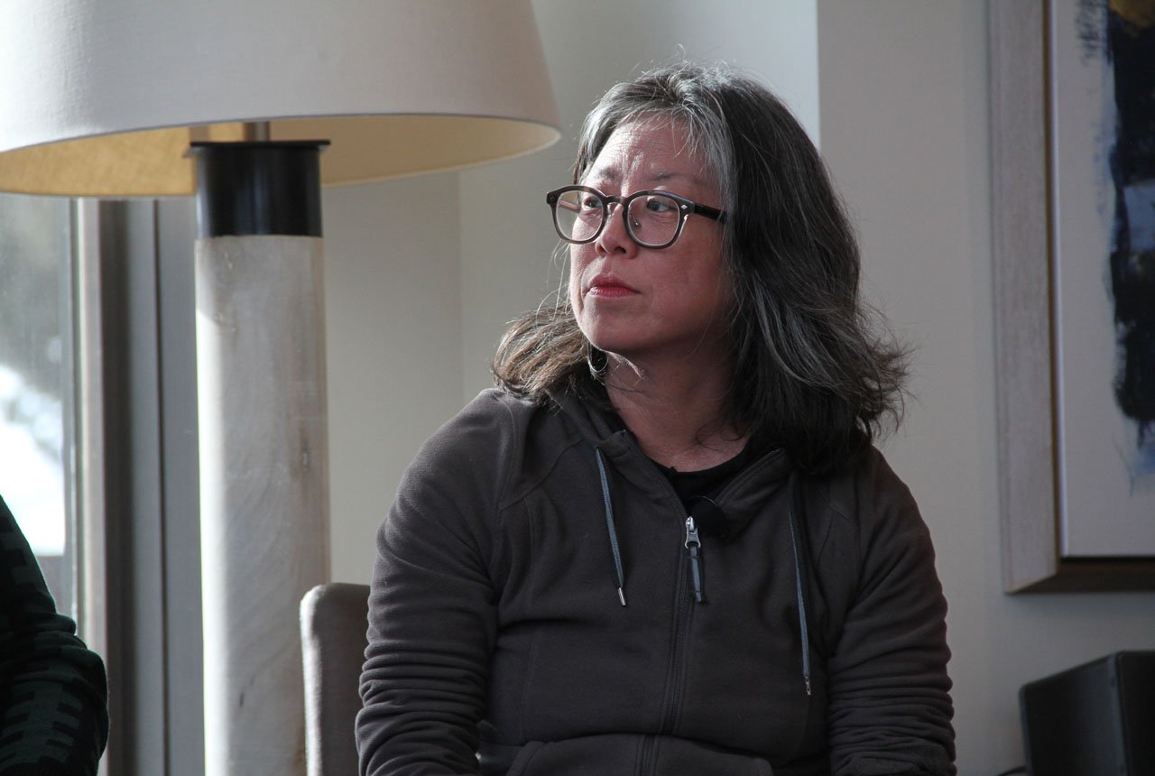  Peabody Award-winning documentary filmmaker Grace Lee moderated the panel “Power to the POC” at Firelight Media House. (Photo: Abraham Ferrer/Visual Communications Photographic Archive) 