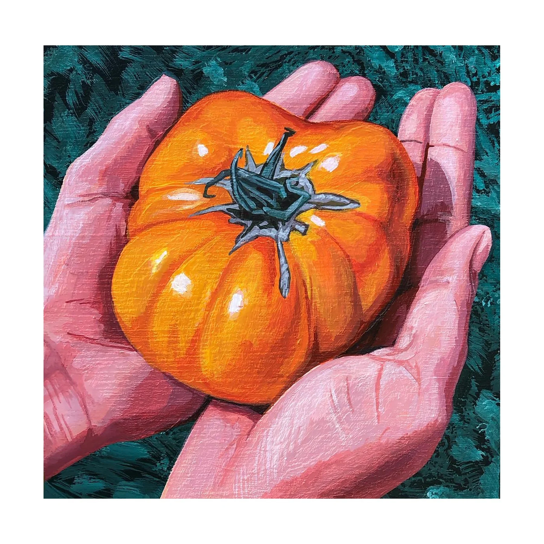 "Sweet Love Tomato" 6 x 6" Print