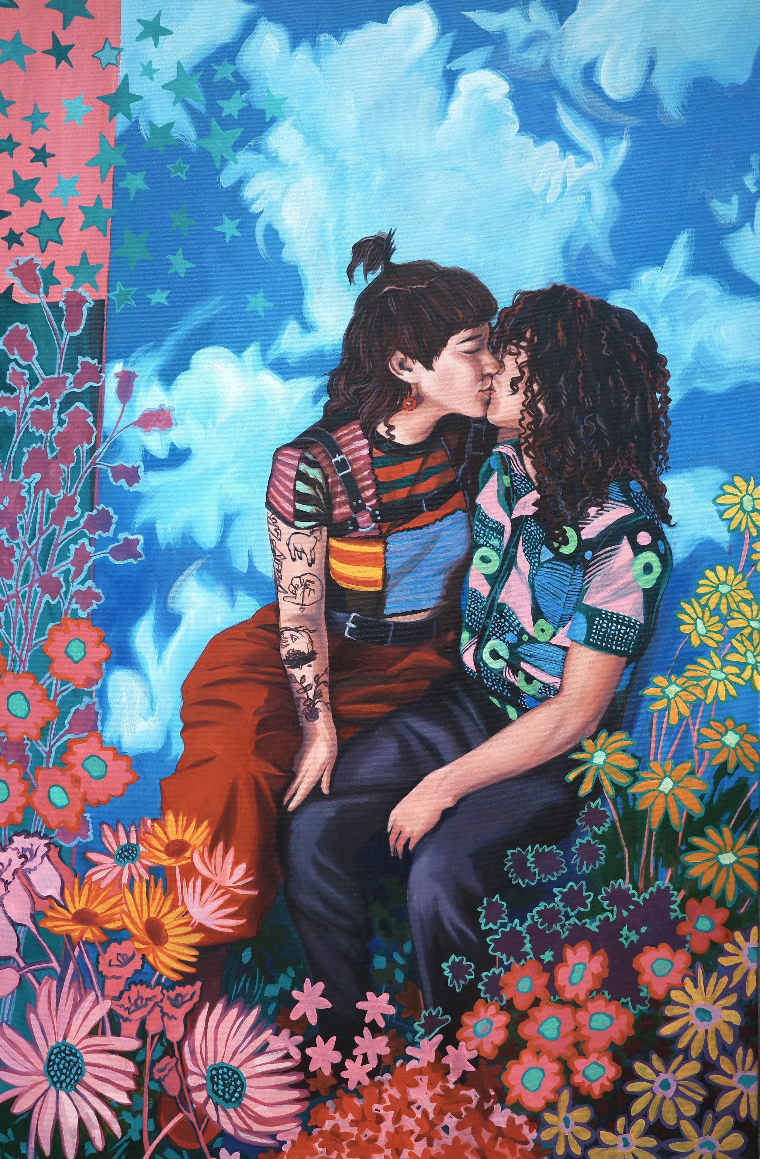 "That Summer Feeling (The Lovers)"

oil on canvas
24 x 36"
2024