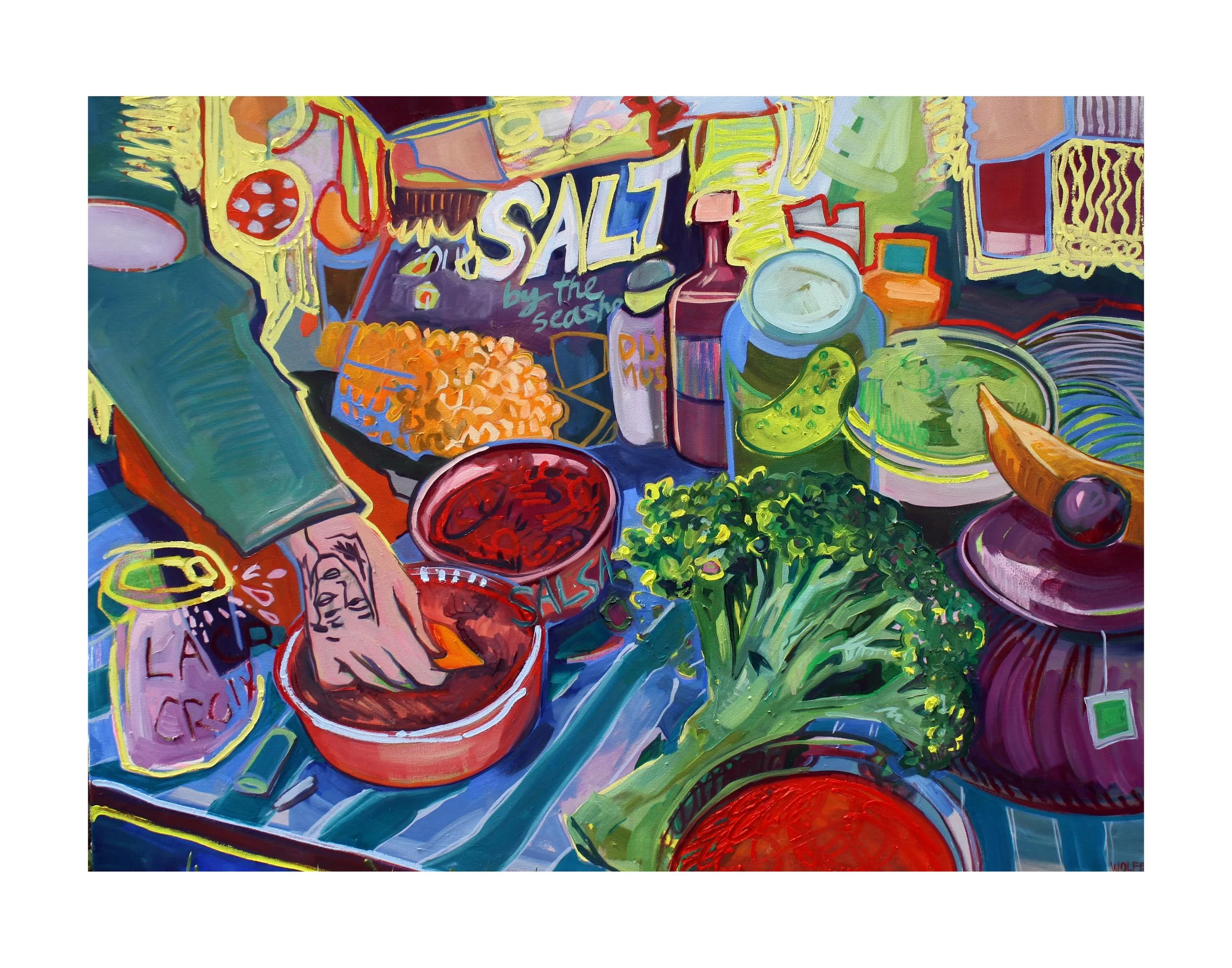 "Snack Landscape" 14 x 11" Print