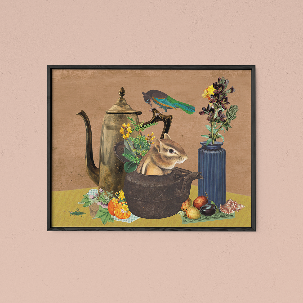 Affiche collage - Nature morte