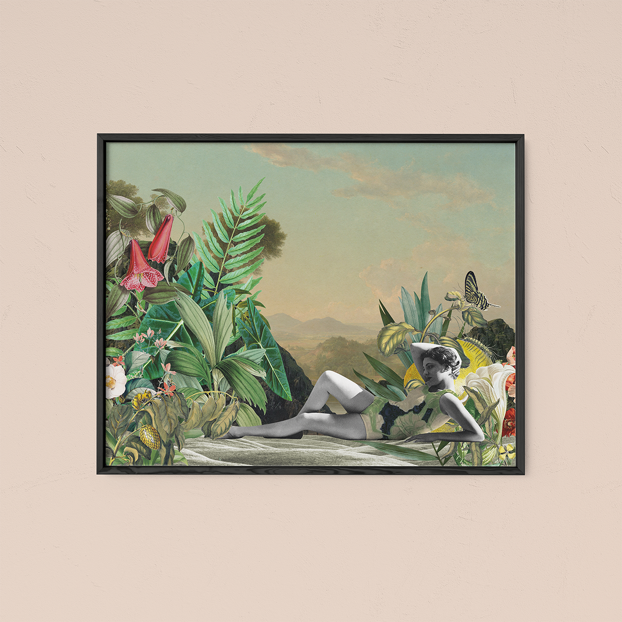 Affiche collage - La détente