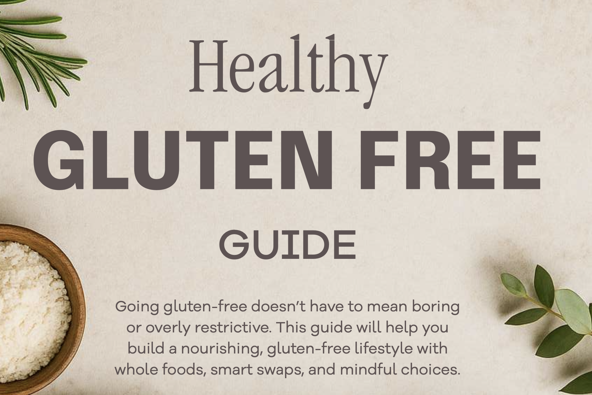 GLUTEN FREE GUIDE