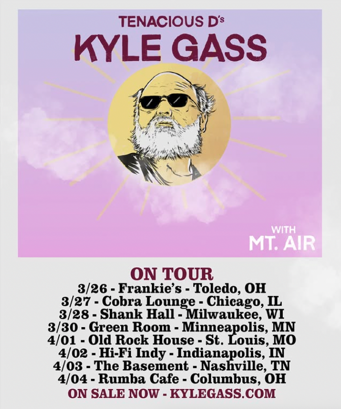 Kyle Gass (of Tenacious D) Will Be At The Green Room 3/30