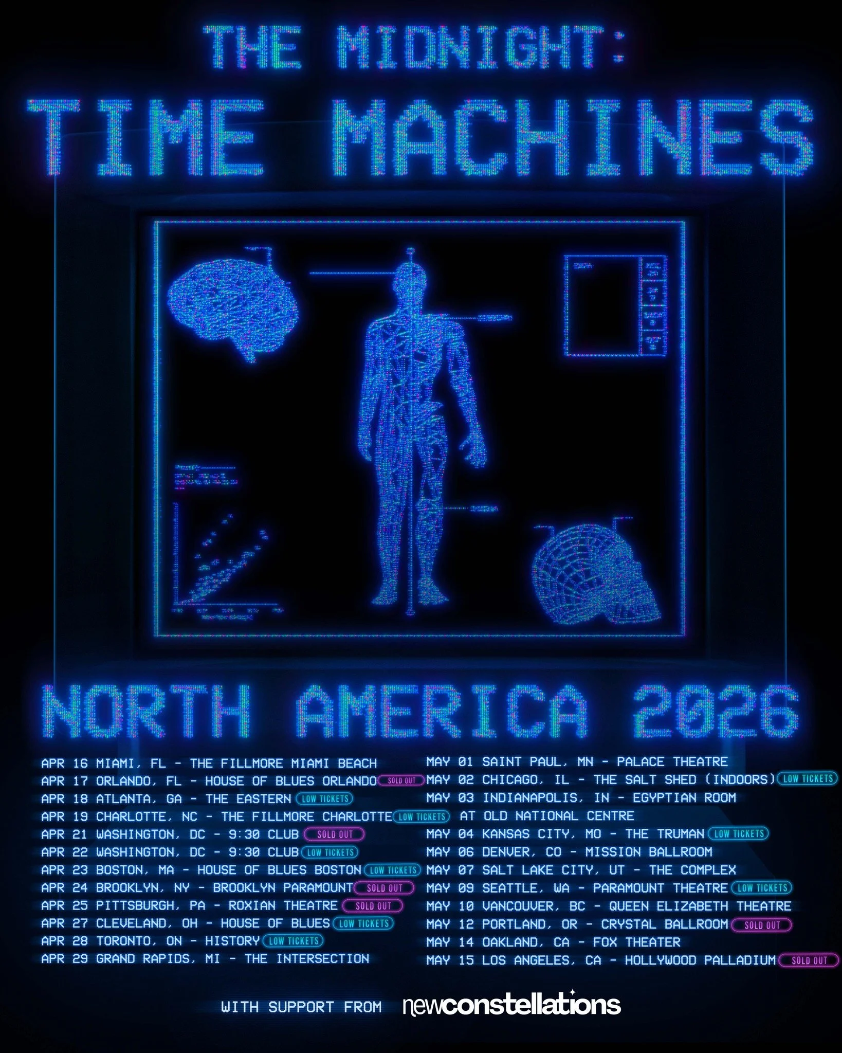 The Midnight ‘Time Machines’ Tour at Palace Theater 5/1