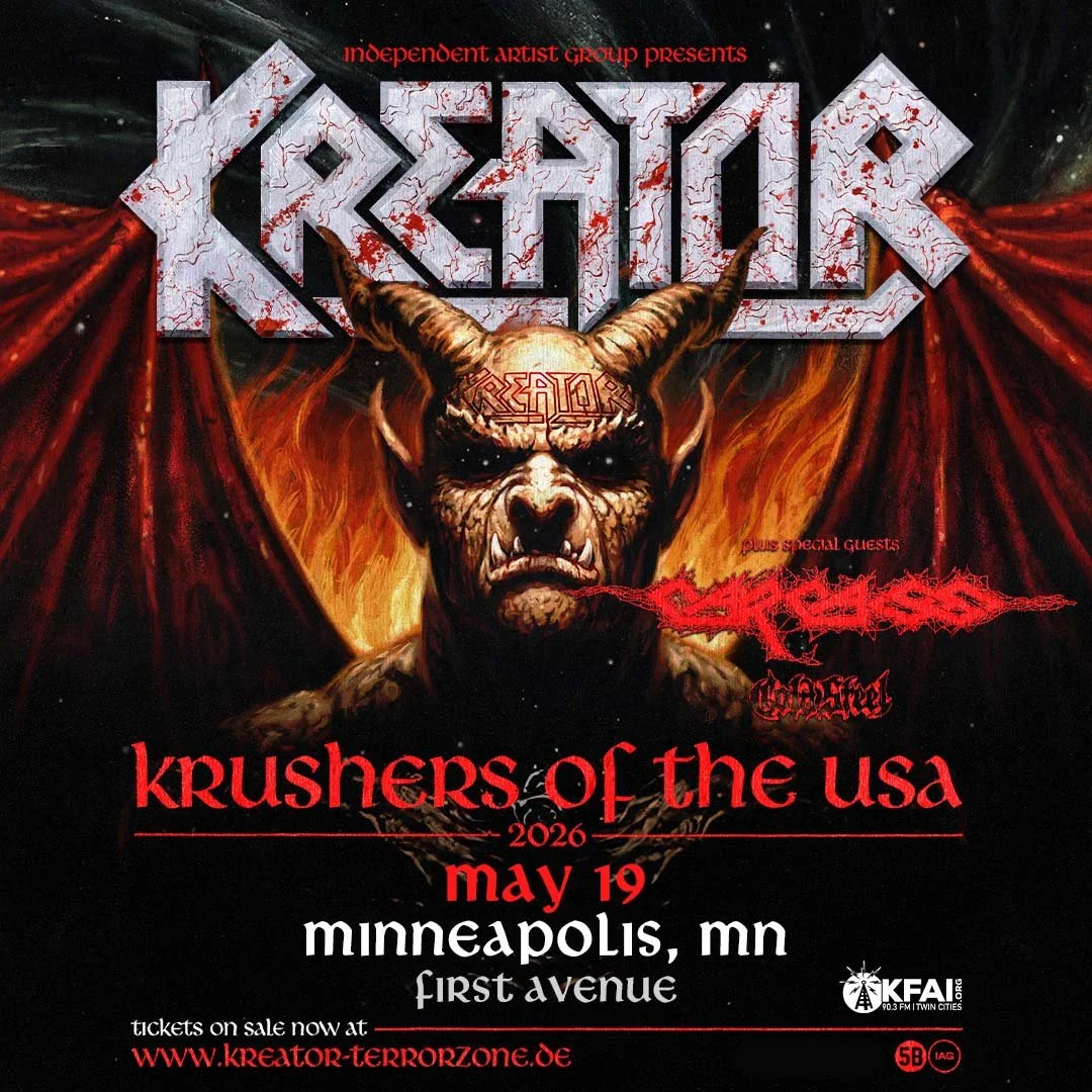 Kreator Heading To First Ave 5/19!