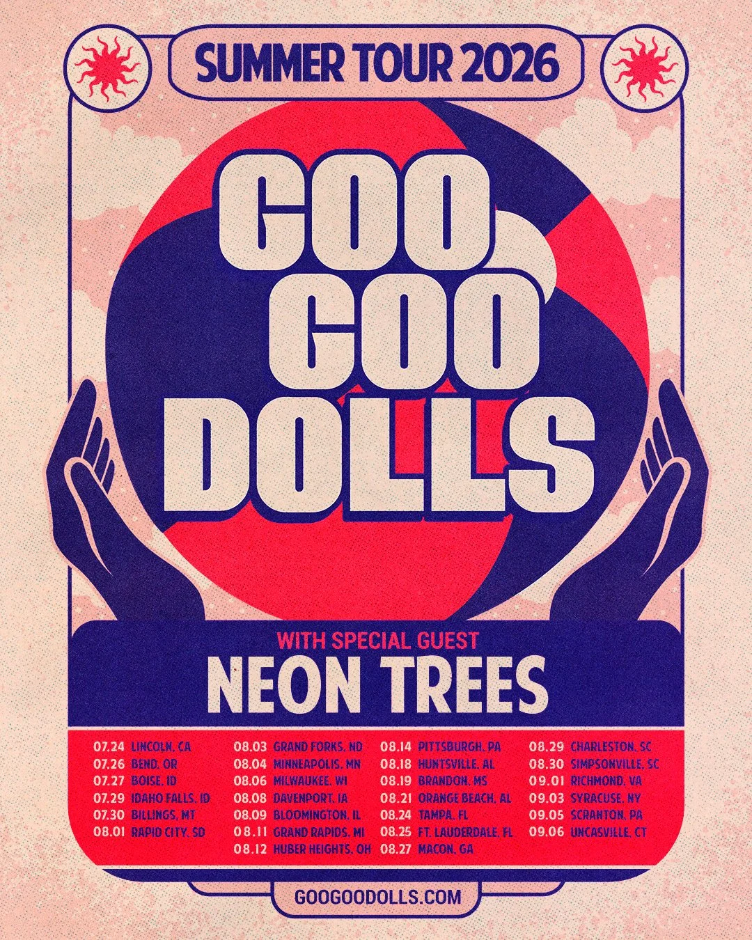 The Goo Goo Dolls at Mystic Lake Ampitheater Aug. 4th
