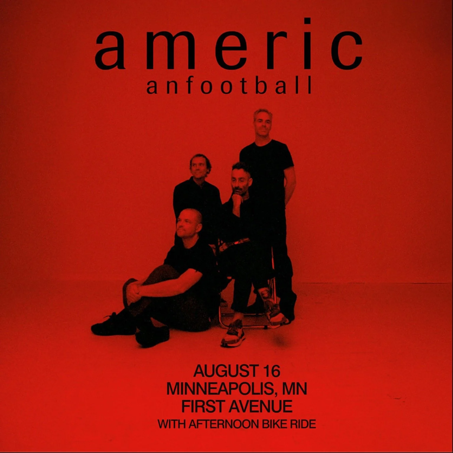 American Football to Perform at First Avenue August 16th