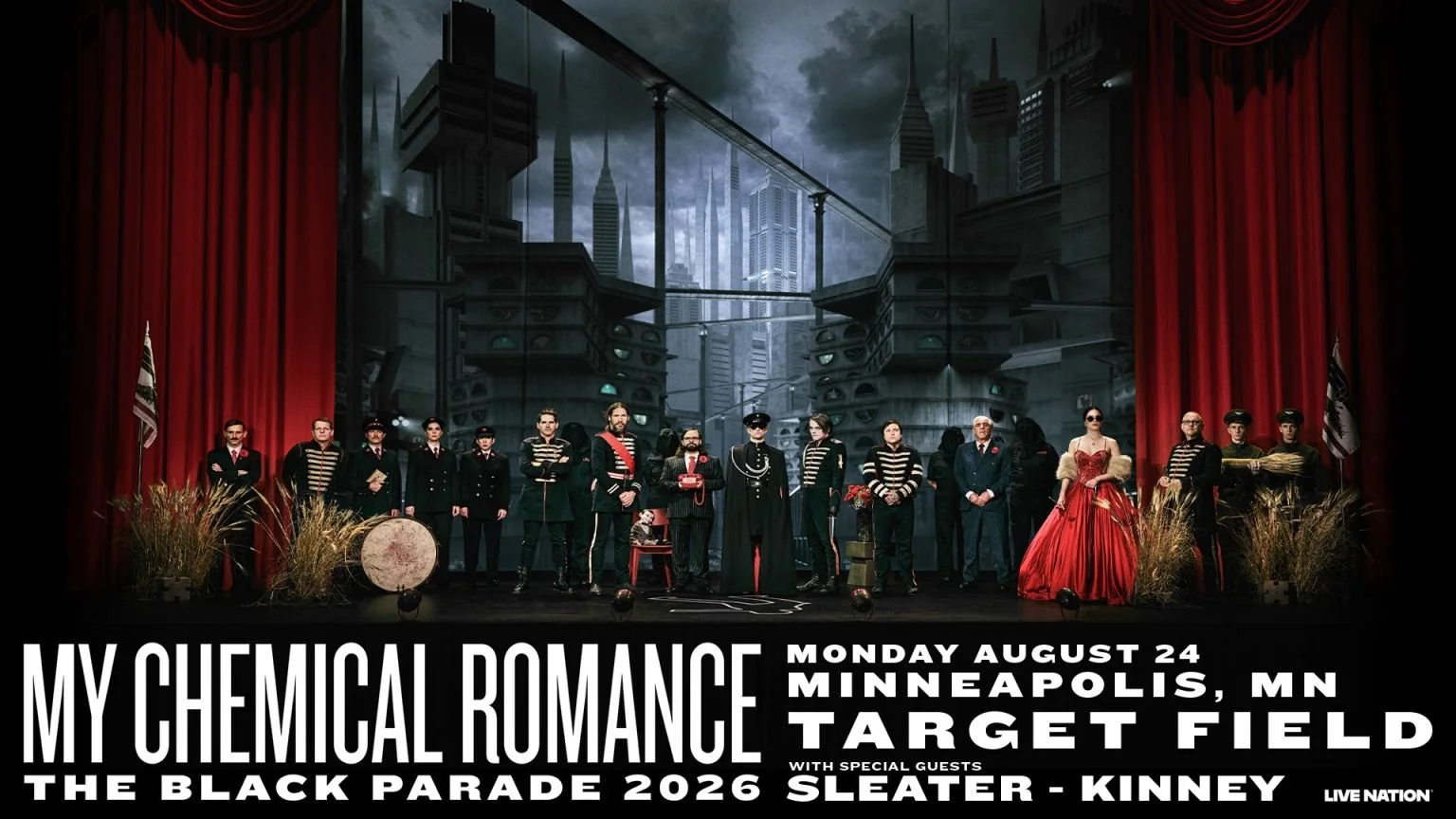 My Chemical Romance’s Long Live The Black Parade Tour Coming to Target Field 8/24
