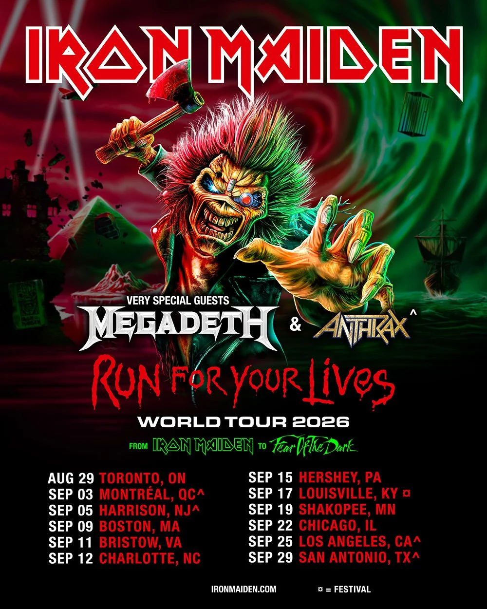 IRON MAIDEN At Mystic Lake Amp 9/19!