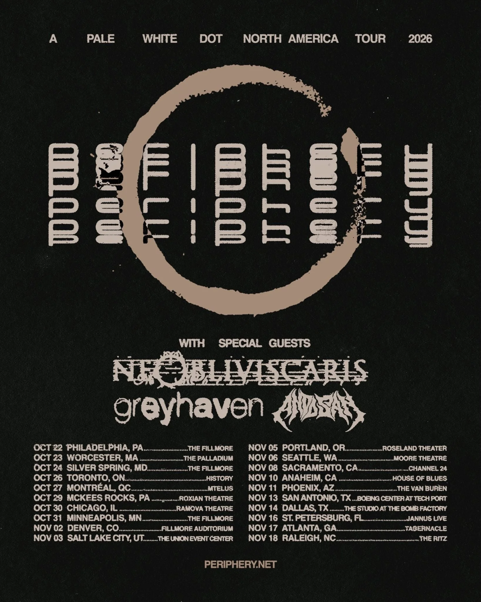 Happy Metalween: Periphery At The Fillmore on 10/31!