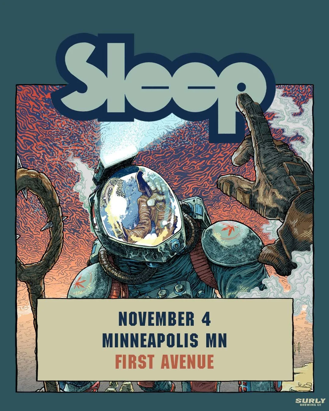 Sleep Heading To First Ave on 11/4!