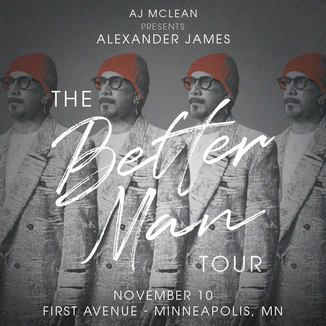 Alexander James Coming To First Ave On 11/10!